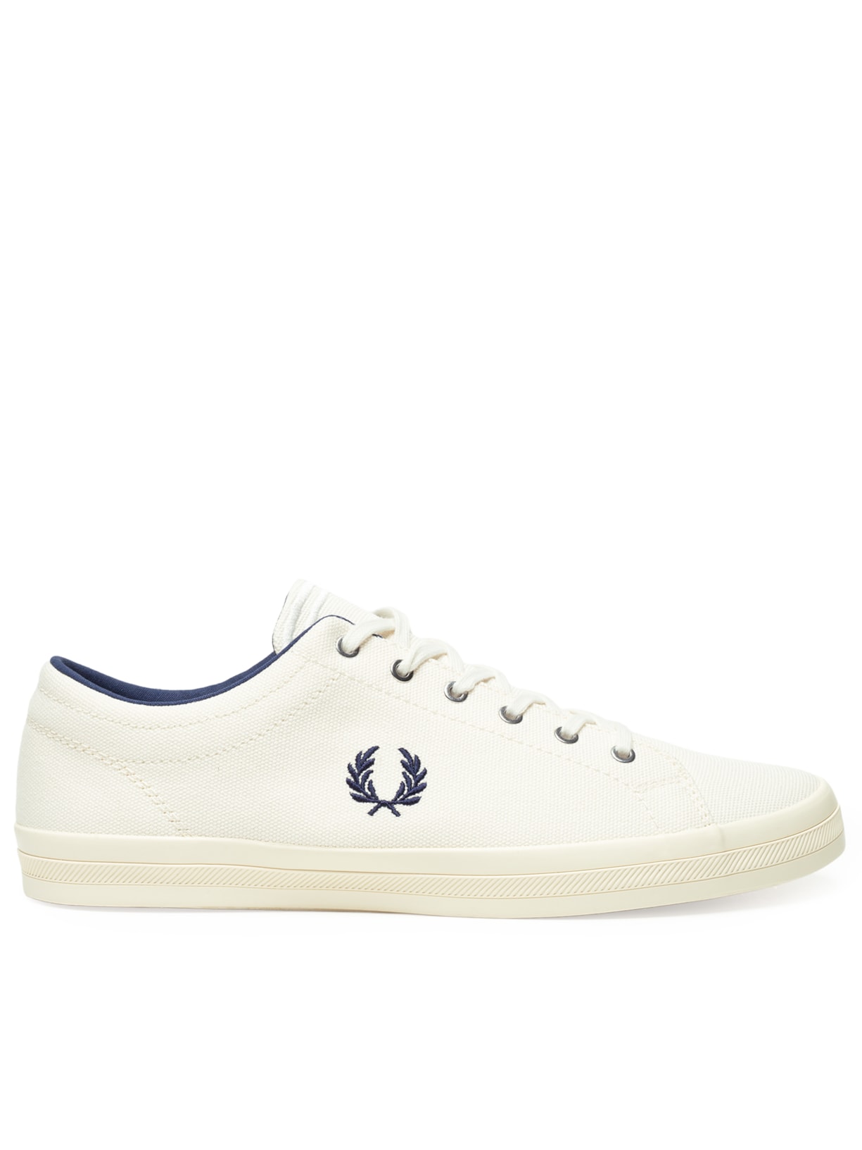 Tênis Masculino Baseline Canvas Branco Fred Perry