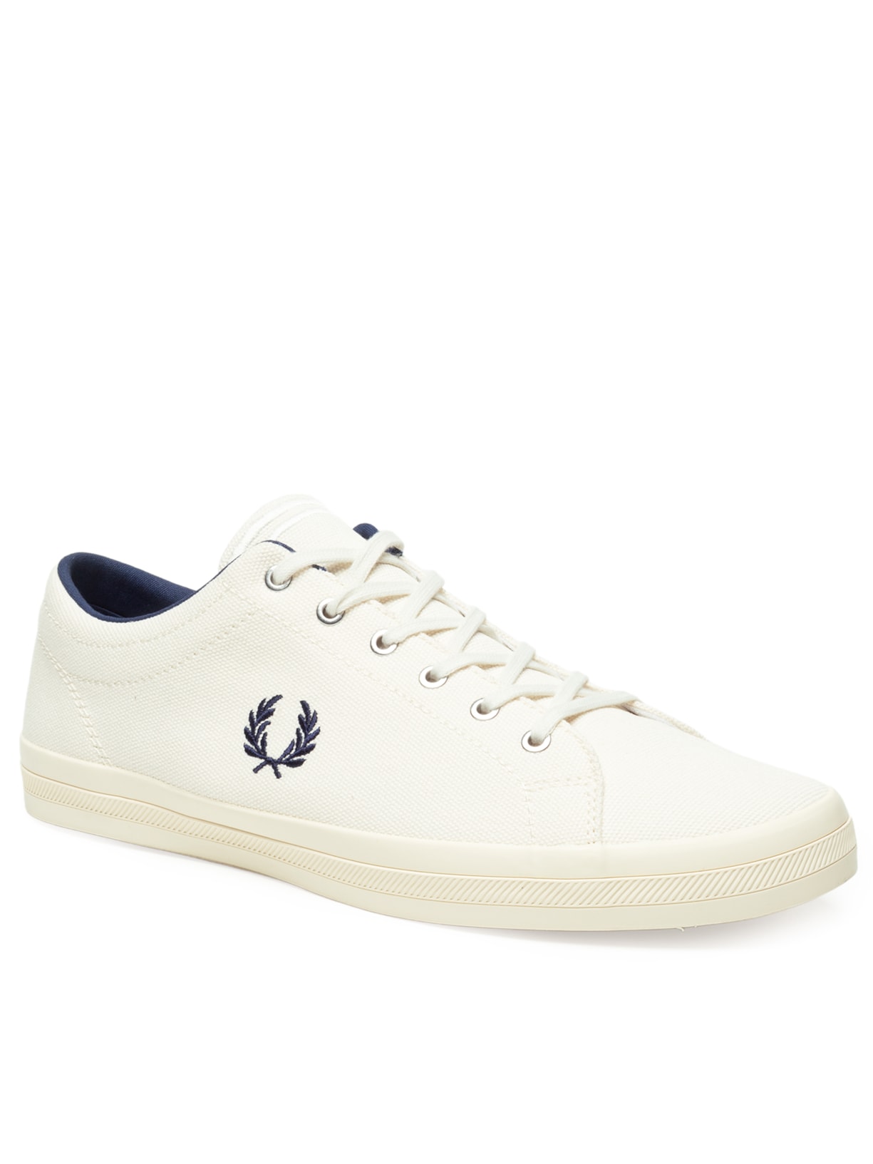 Tênis Masculino Baseline Canvas Branco Fred Perry