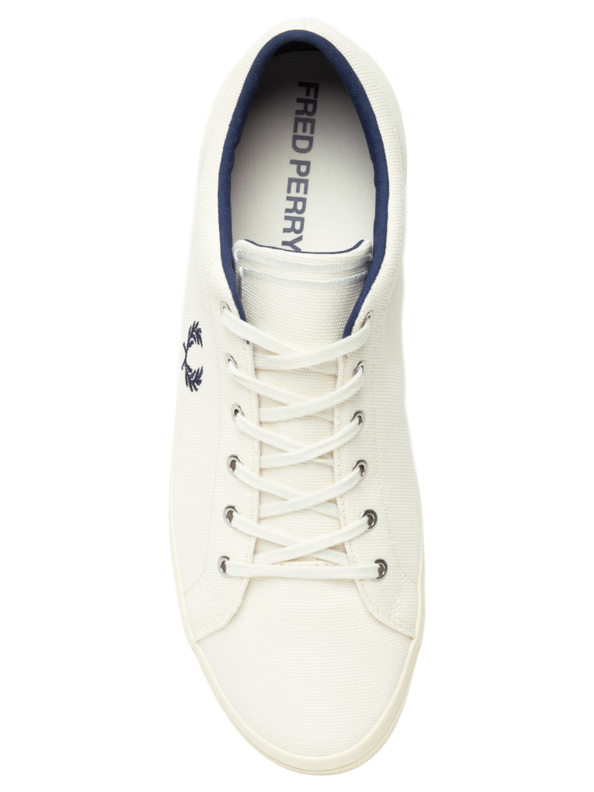 Tênis Masculino Baseline Canvas Branco Fred Perry