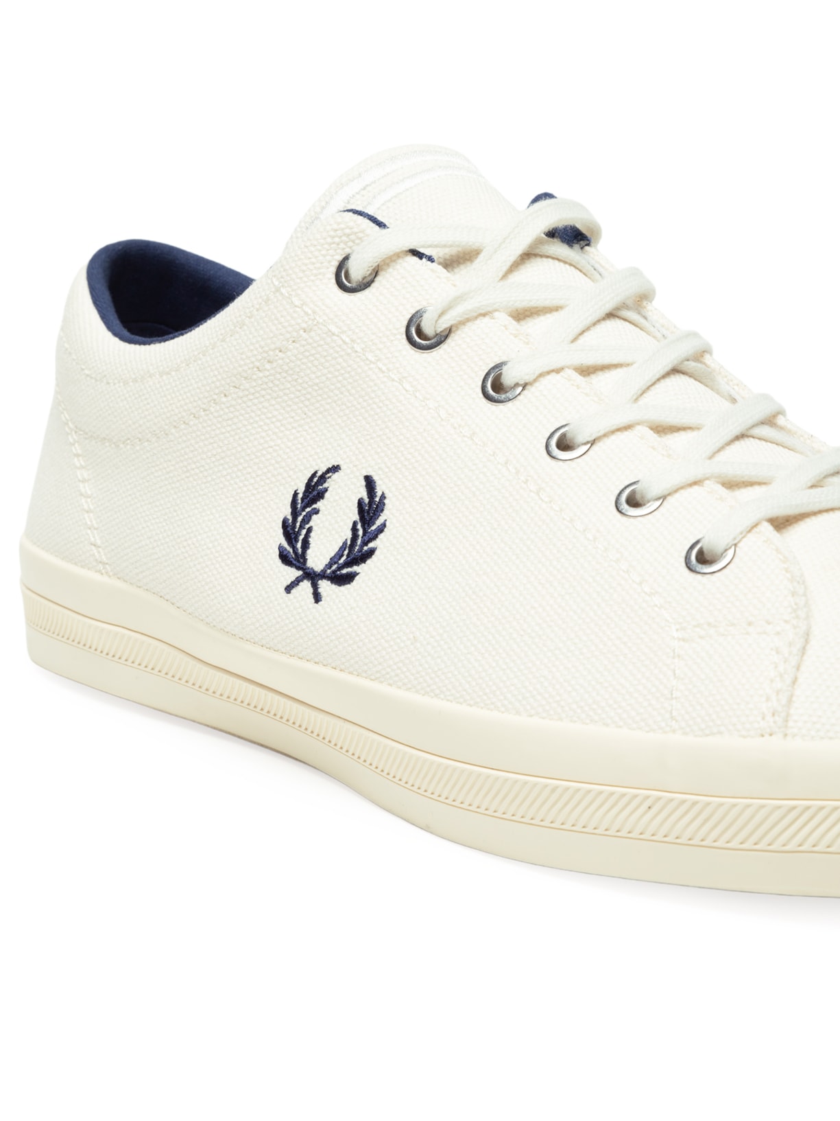 Tênis Masculino Baseline Canvas Branco Fred Perry
