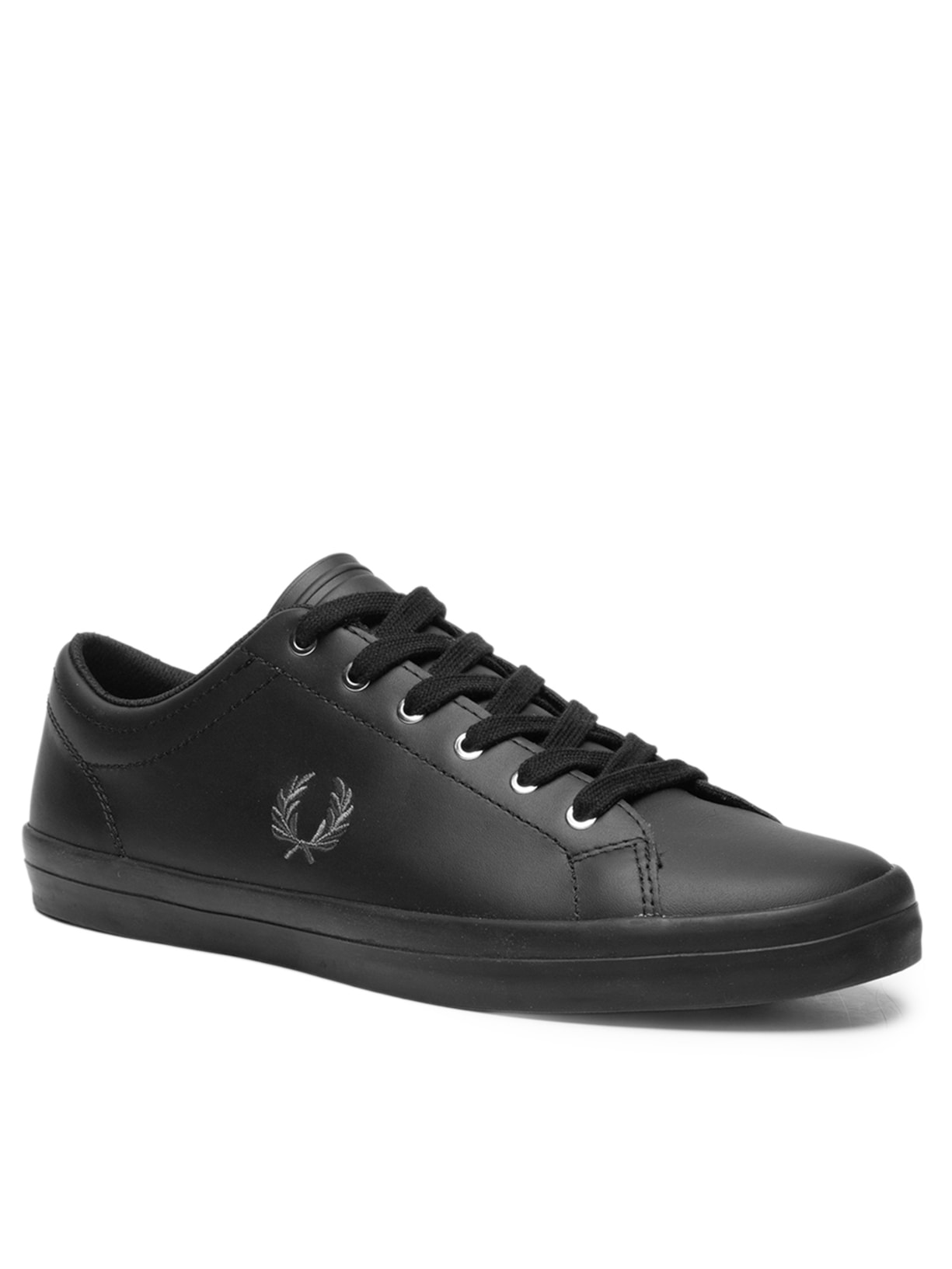 Tênis Masculino Baseline Leather Preto Fred Perry