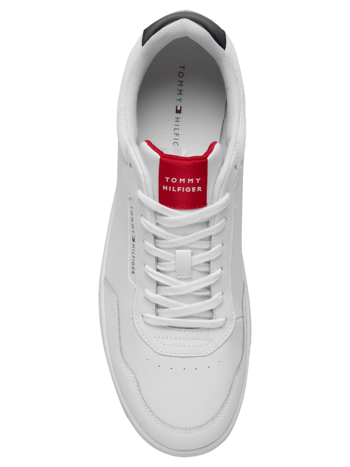Tênis Masculino Basket Core Lite Lth Branco Tommy Hilfiger