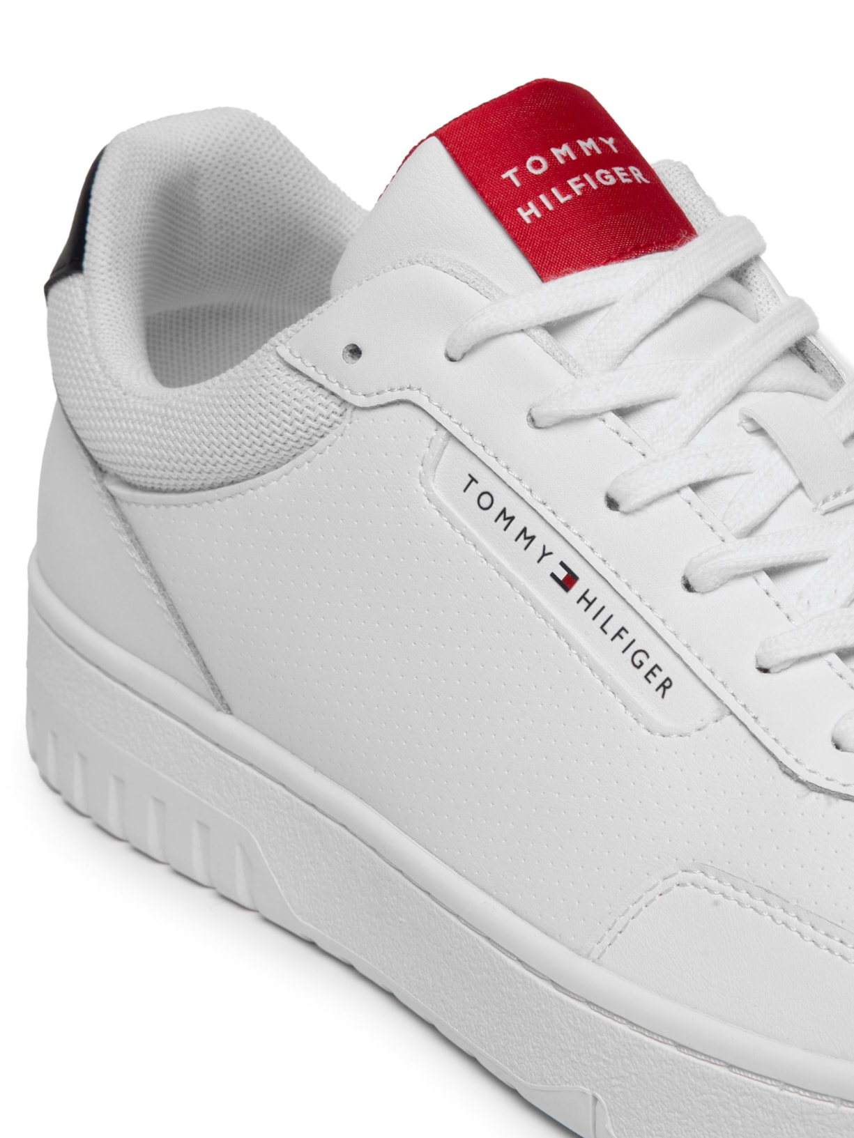 Tênis Masculino Basket Core Lite Lth Branco Tommy Hilfiger