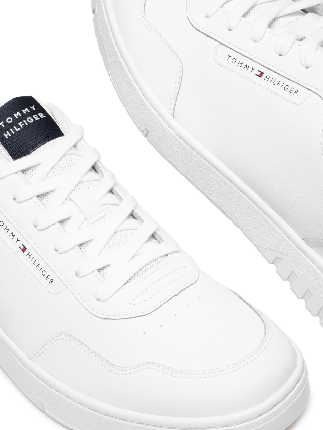 Tênis Masculino Basket Core Lth Branco Tommy Hilfiger