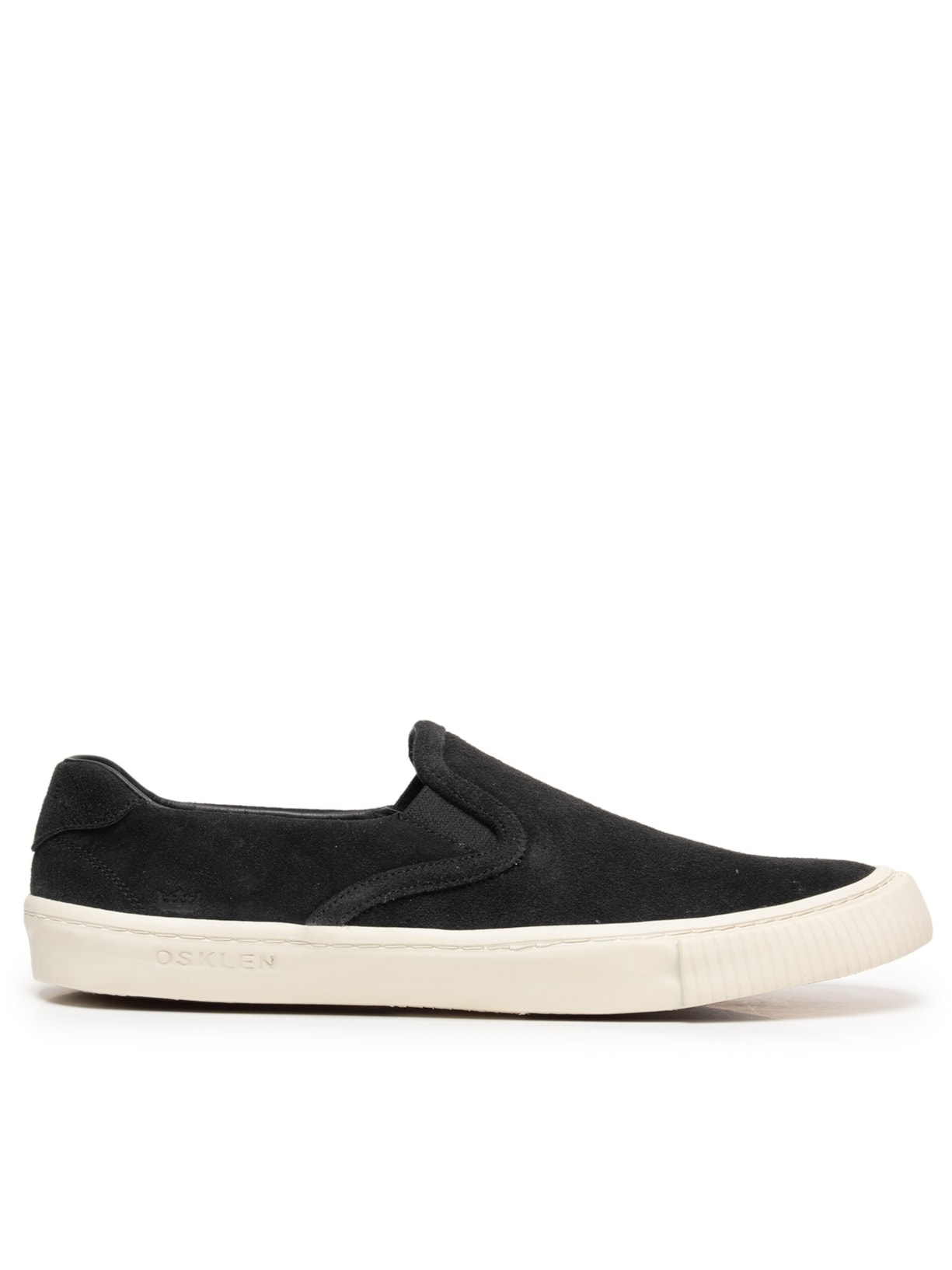 Tênis Masculino Bossanova Camurça Slip-On - Preto