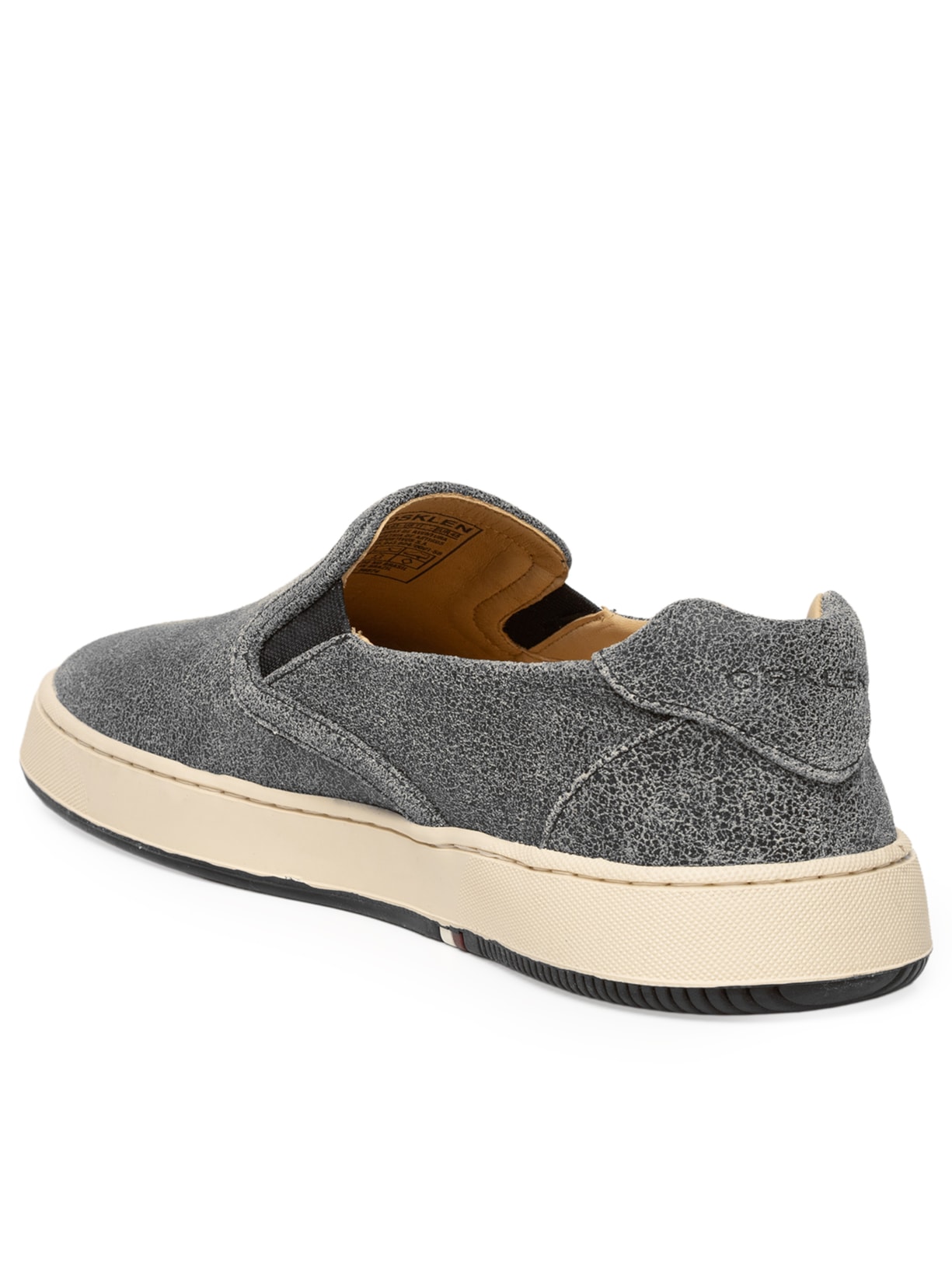 Tênis Masculino Bossanova Couro Gasto Preto Osklen