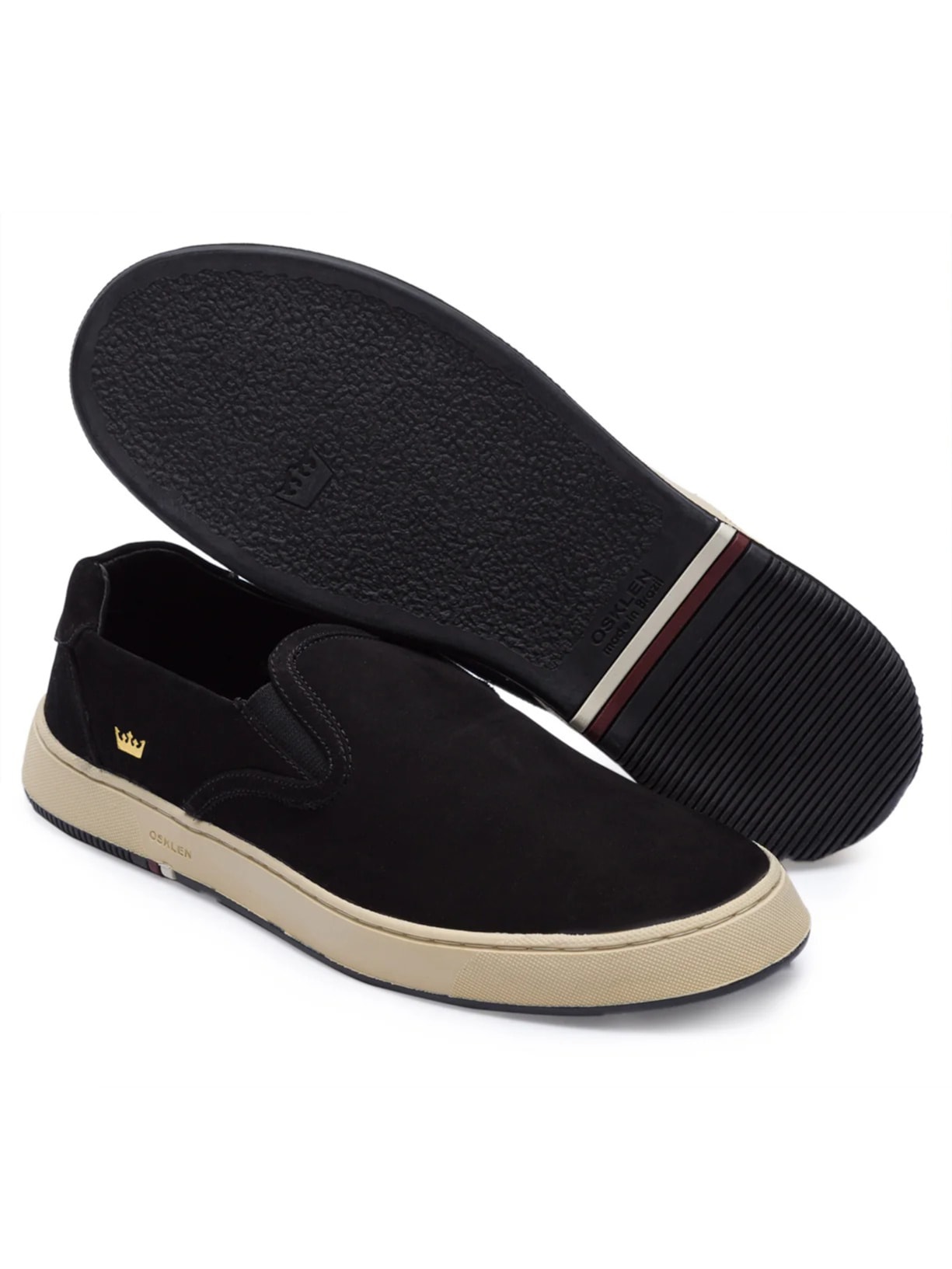 Tênis Masculino Bossanova Nobuck Preto Osklen