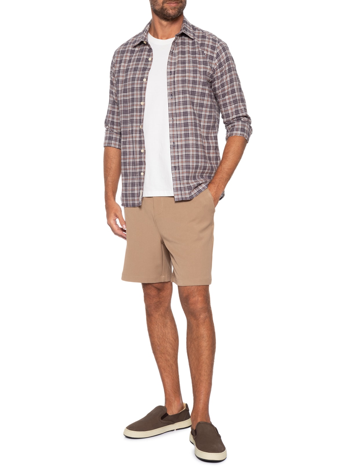 Tênis Masculino  Bossanova Texture Marrom Osklen