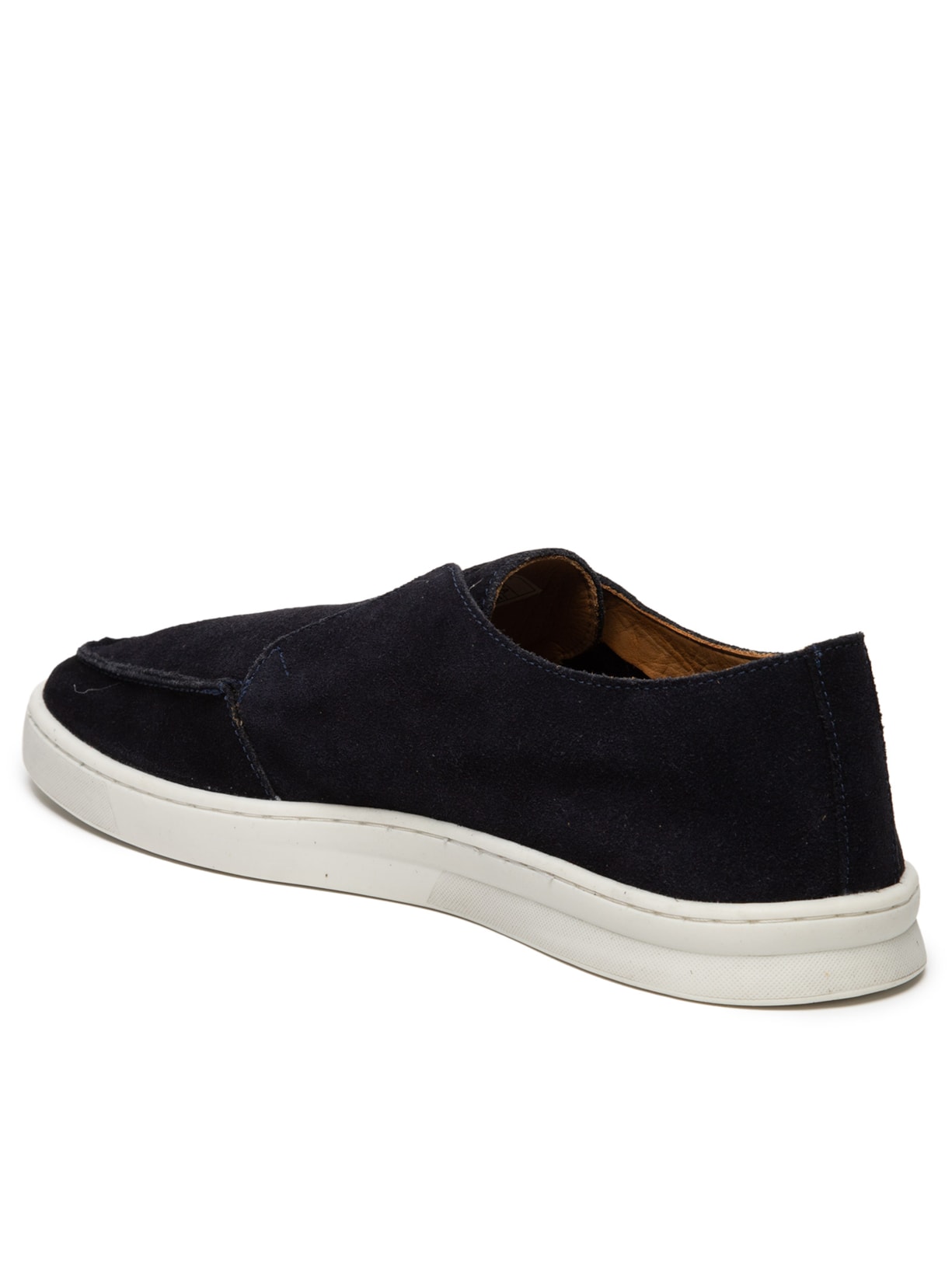 Tênis Masculino Botinha Camurça Sem Cadarço Azul Sergio K