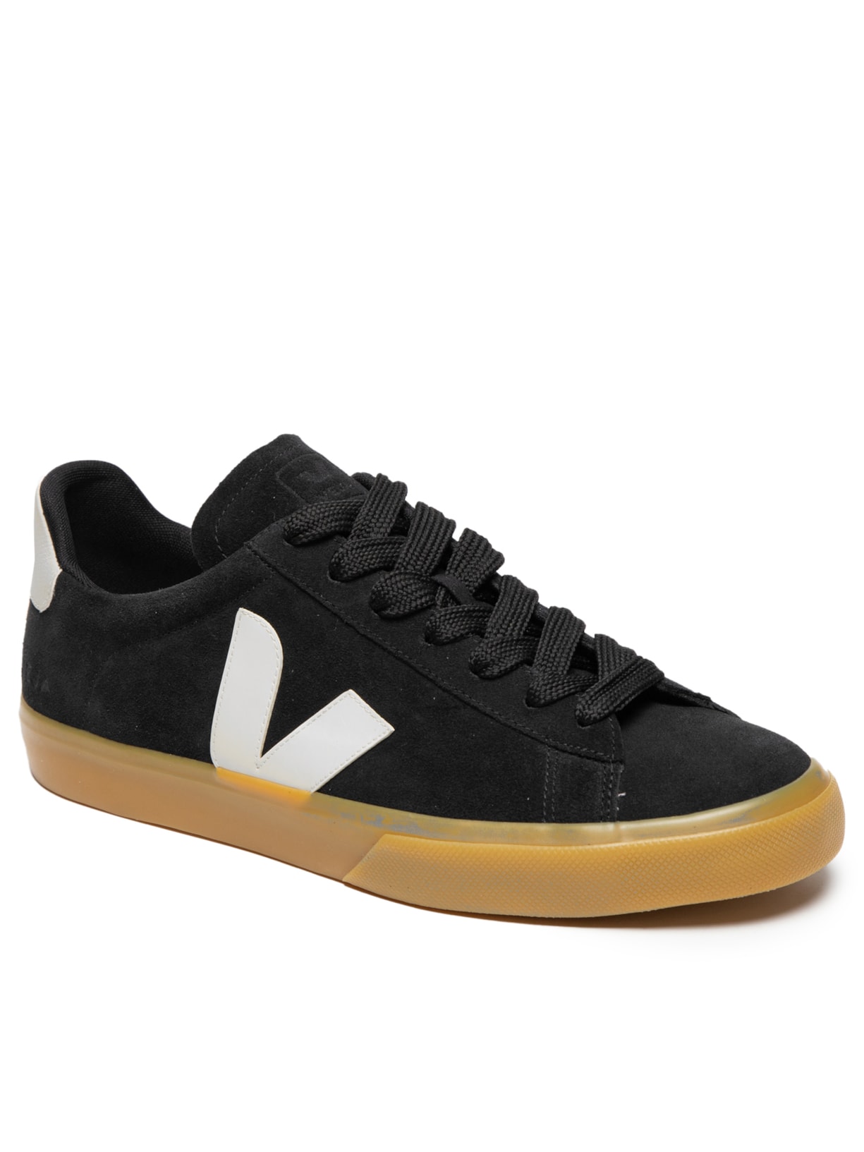 Tênis Masculino Campo Bold Suede Preto Veja