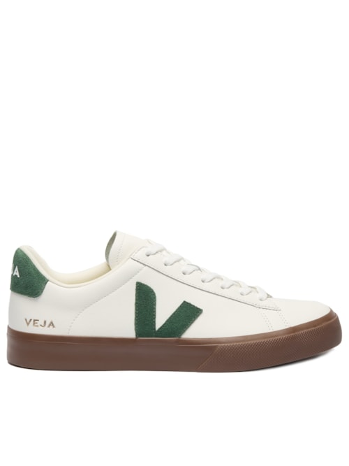 Tênis Masculino Campo Leather - Branco