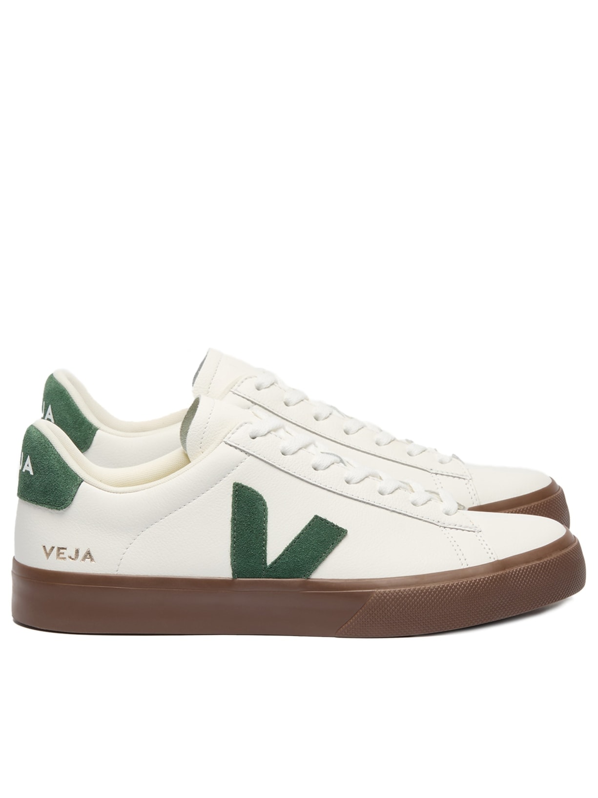 Tênis Masculino Campo Leather Branco Veja
