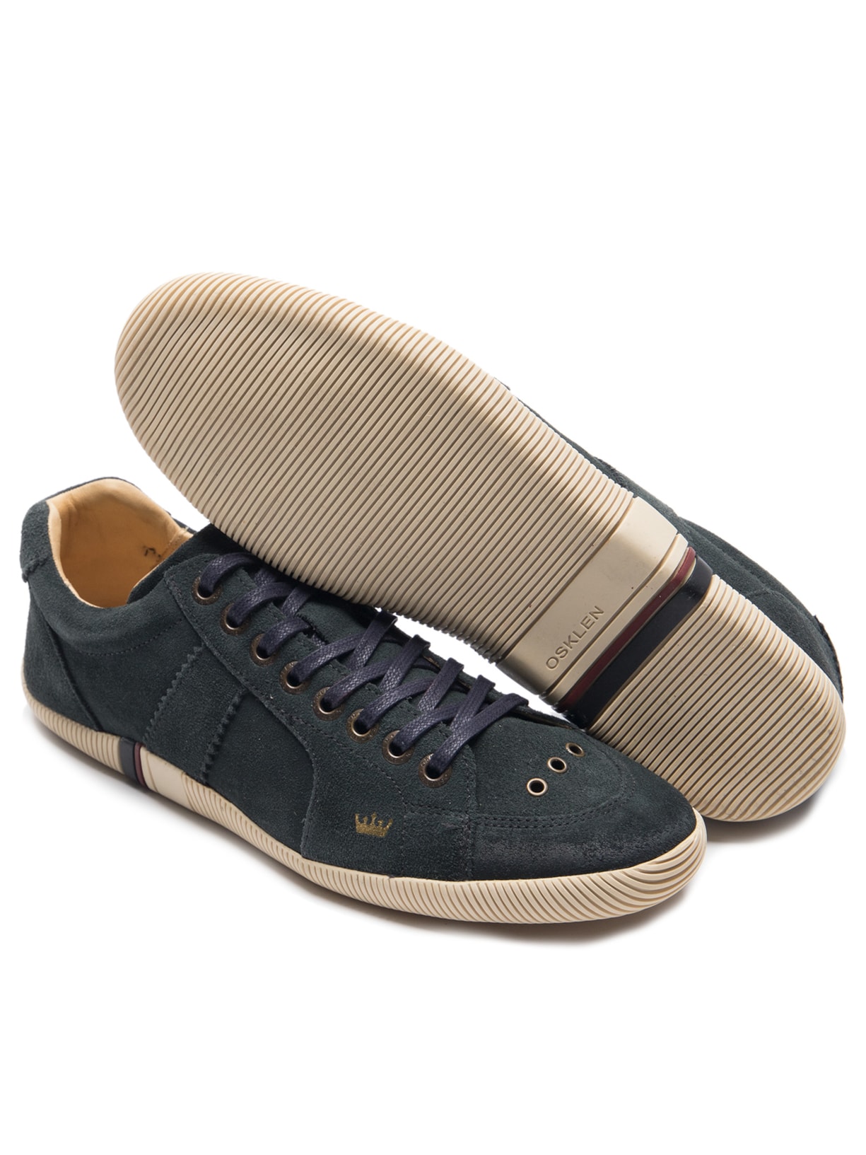 Tênis Masculino Camurça Graxo Verde Osklen