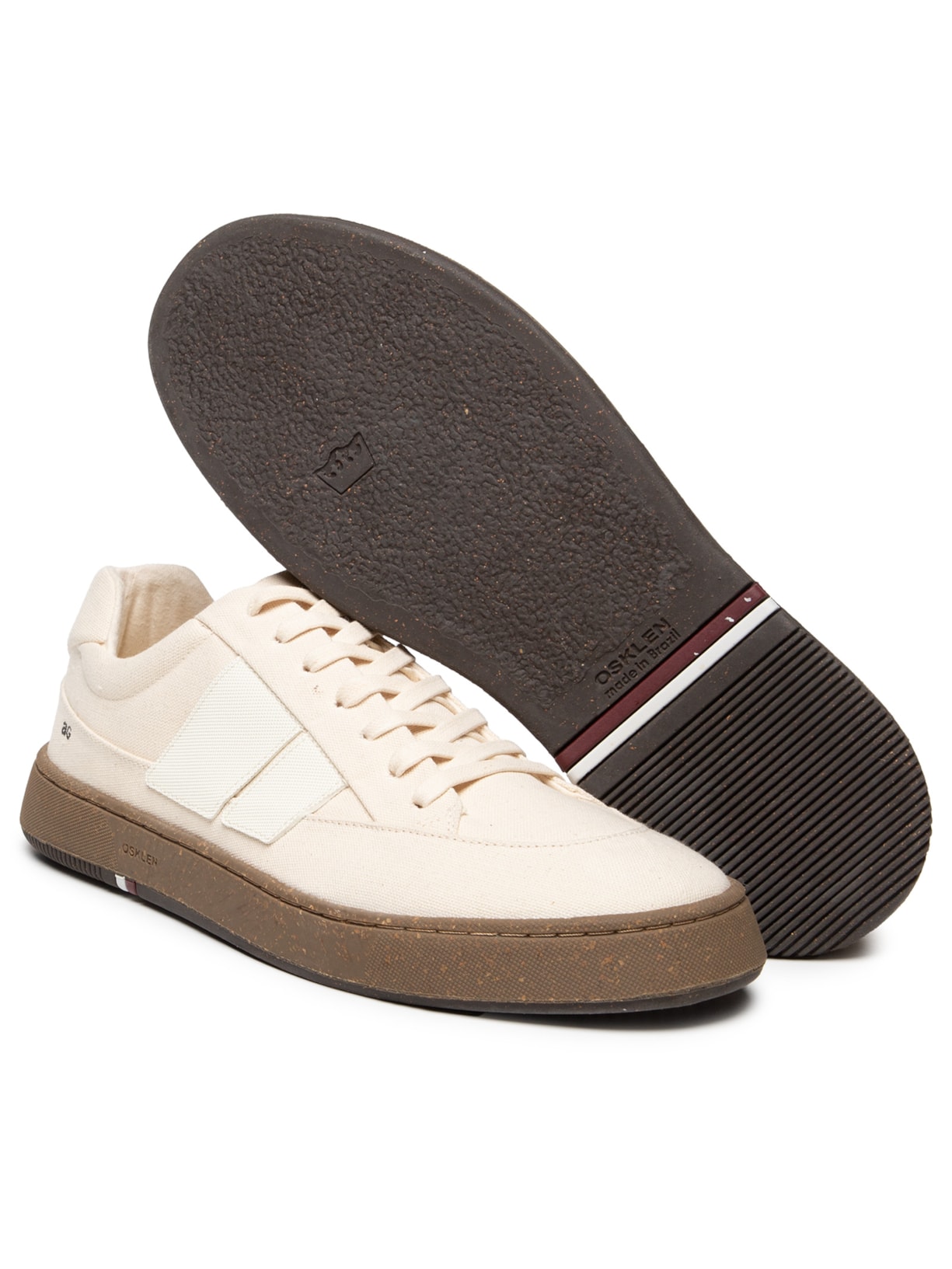 Tênis Masculino Canvas Ag Sneaker Bege Osklen