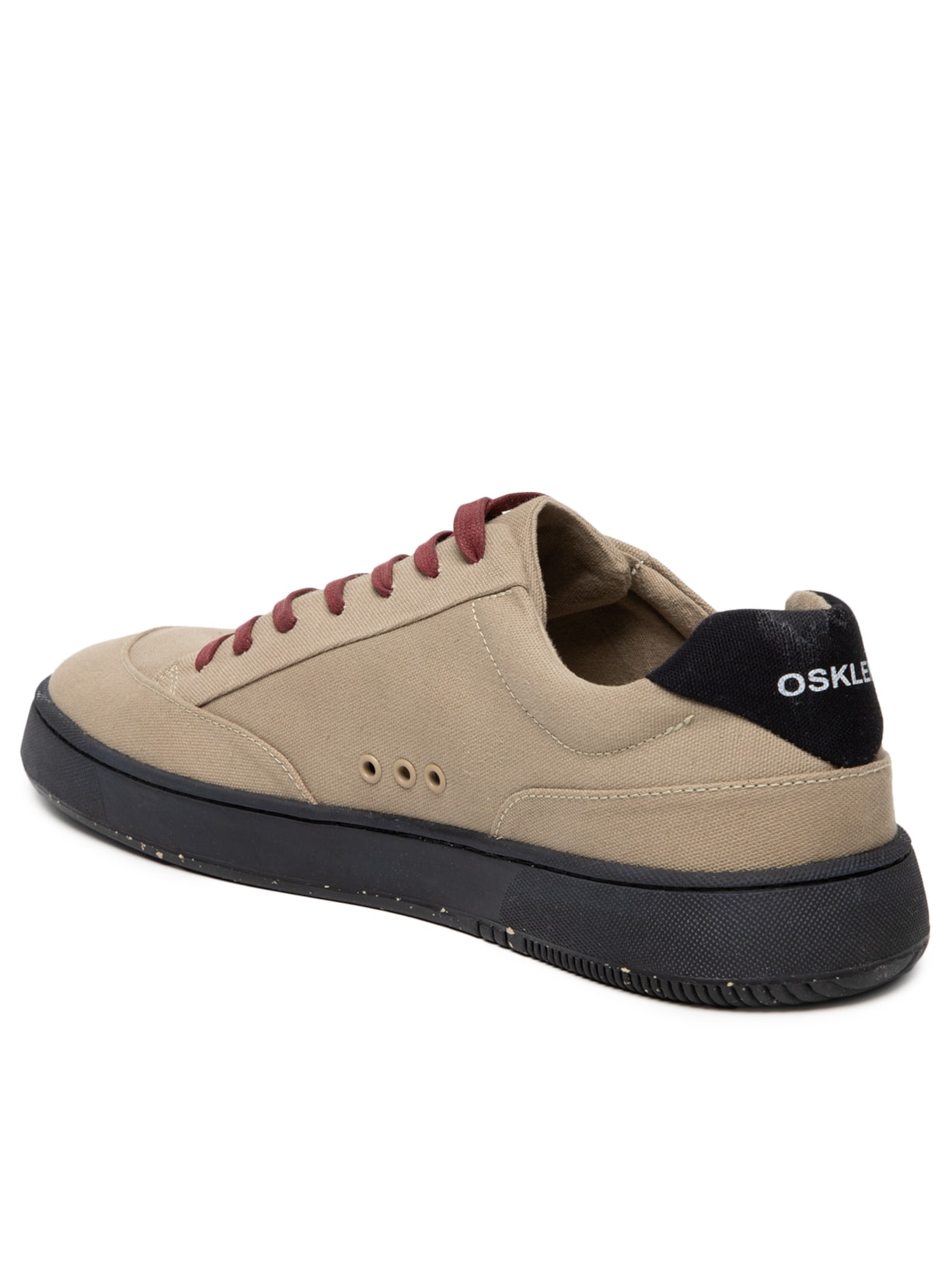 Tênis Masculino Canvas Ag Sneaker Black Sole Bege Osklen