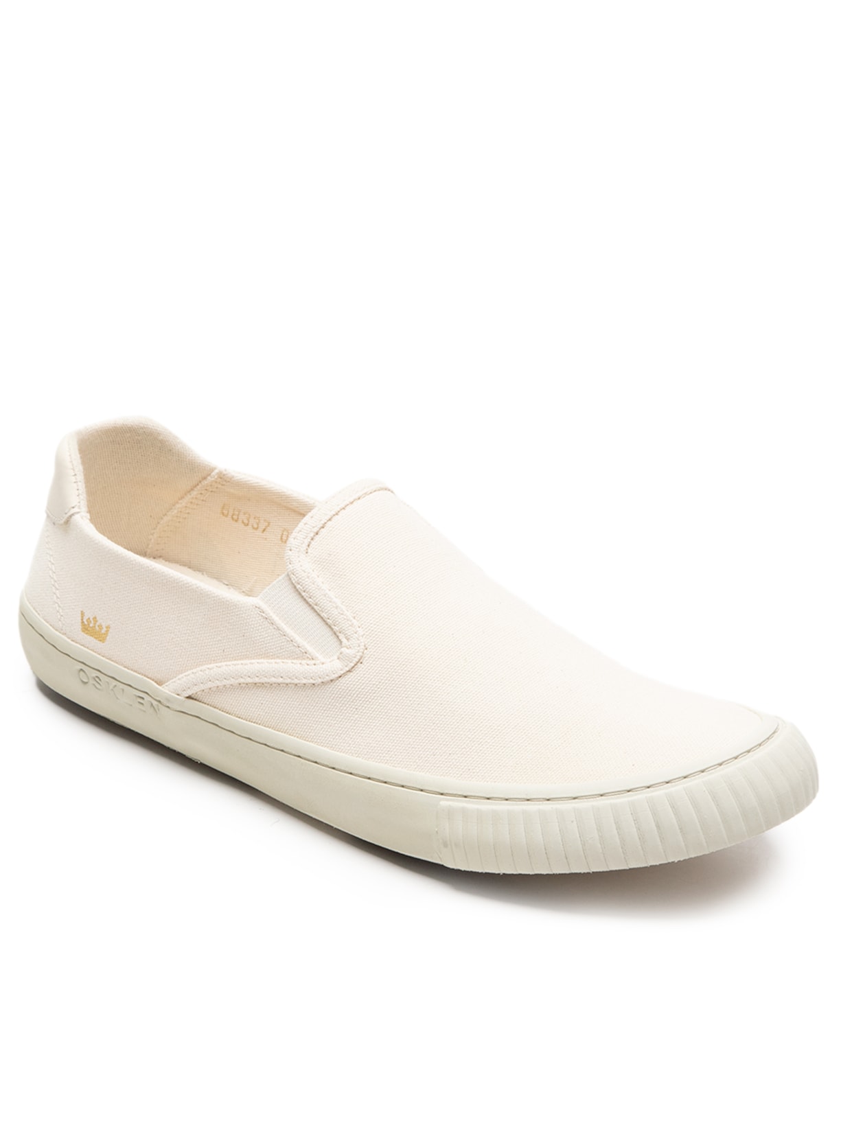 Osklen Tênis Masculino Canvas Slip On Bege - Main Image