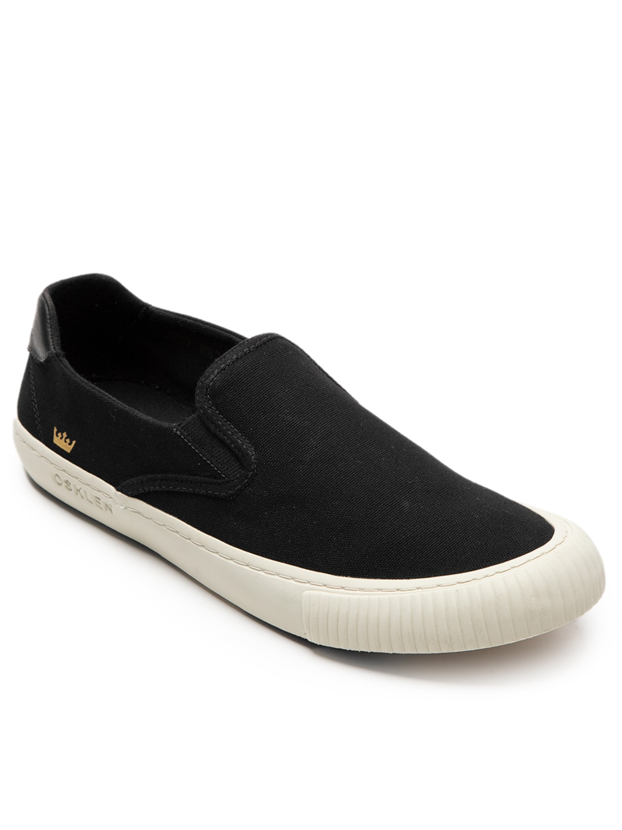 Slip On Tenis Preto Masculino Osklen Slip On Canvas Tenis Tênis