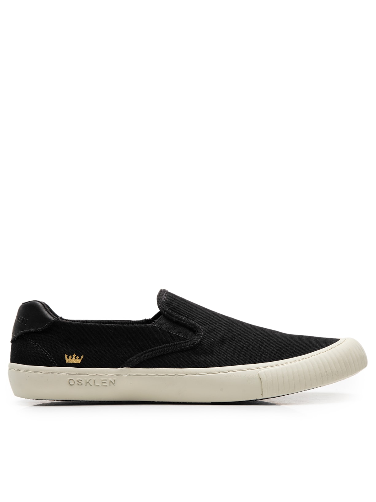 Tênis Masculino Canvas Slip On - Preto
