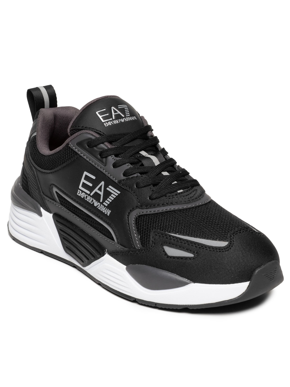 EA7 Emporio Armani Tênis Masculino Casual Ace Runner New Preto