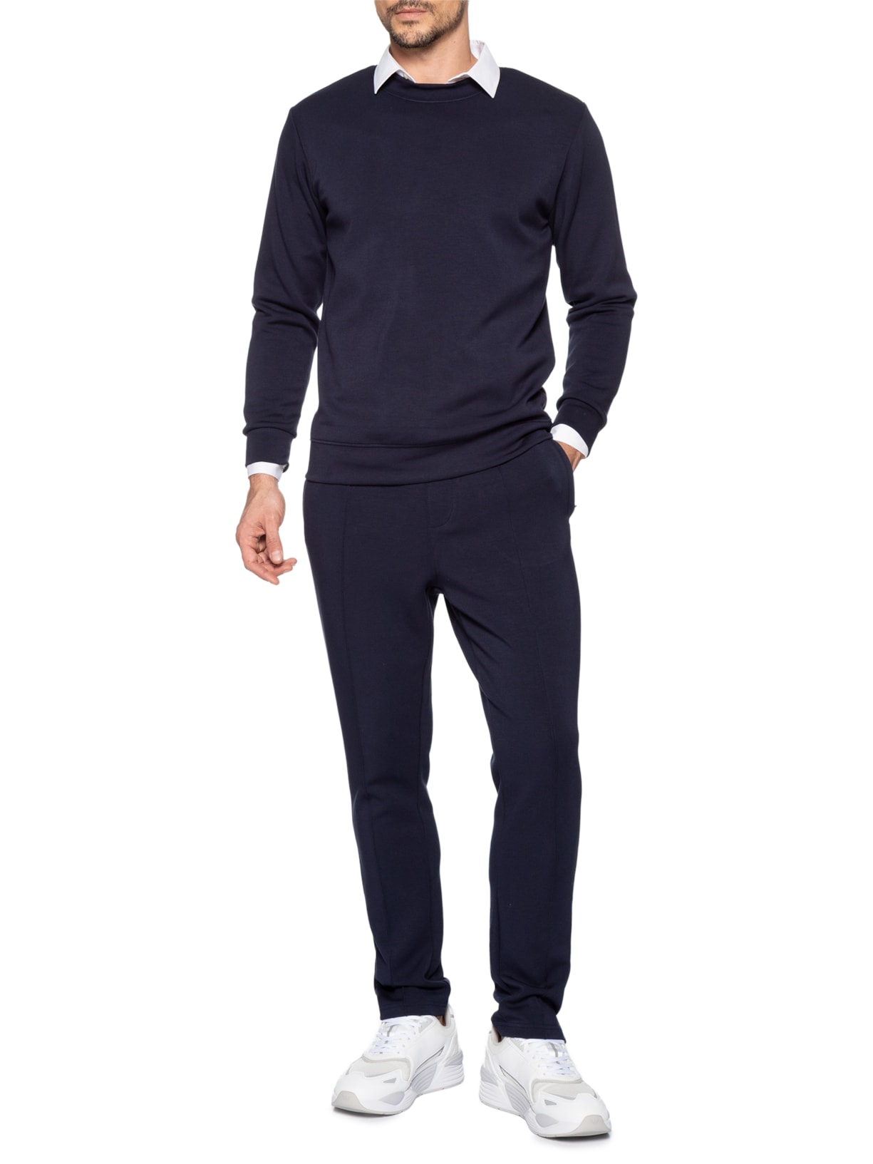 Tênis Masculino  Casual Ace Runner New – Branco Ea7 Emporio Armani
