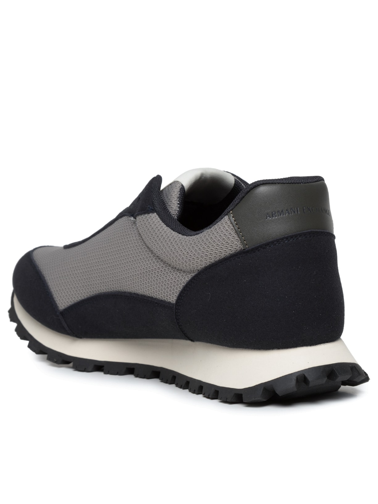 Tênis Masculino Casual De Couro Drop Microsuede Verde Armani Exchange