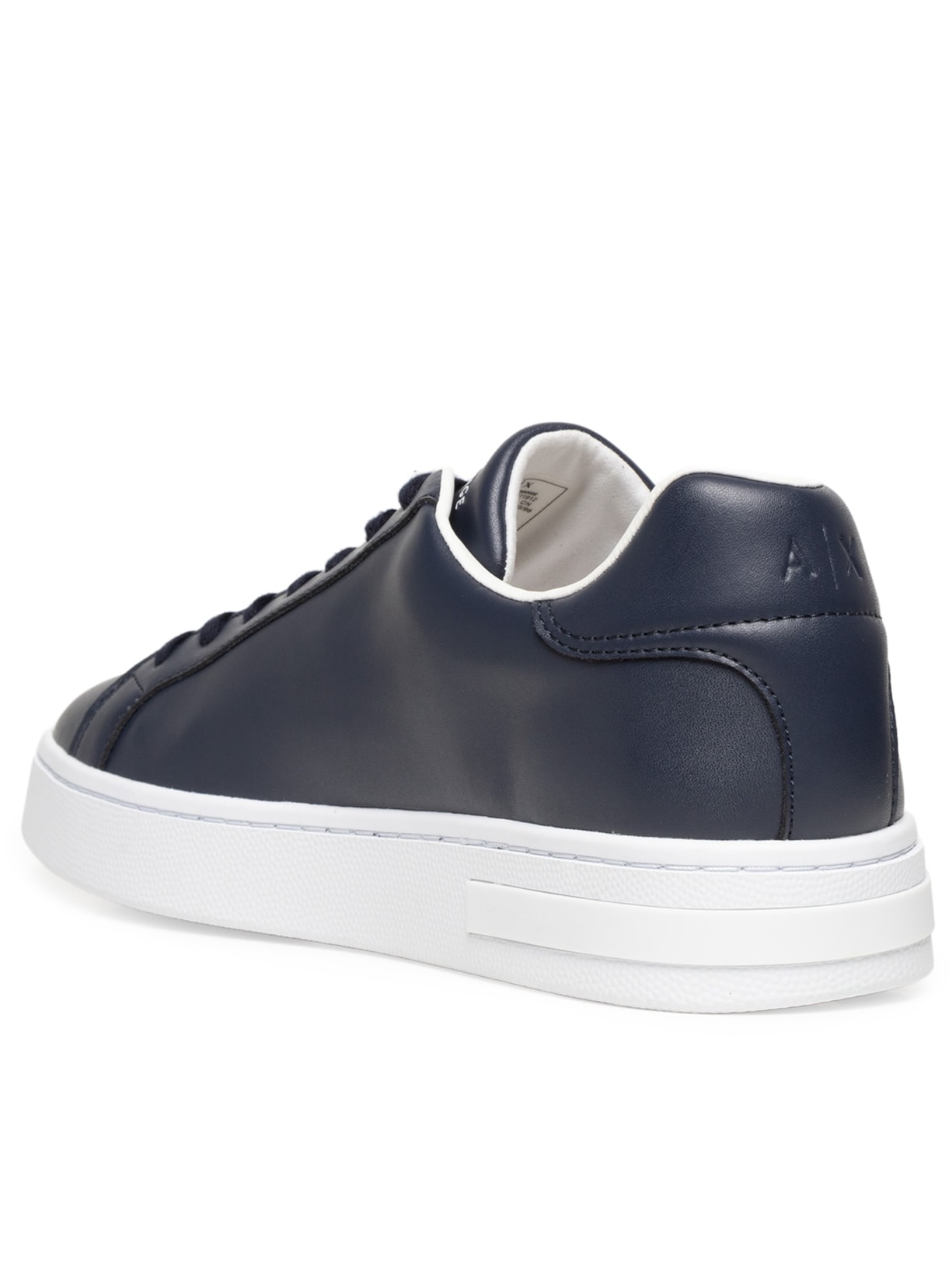 Tênis Masculino Casual De Couro London Action Leather Azul Armani Exchange