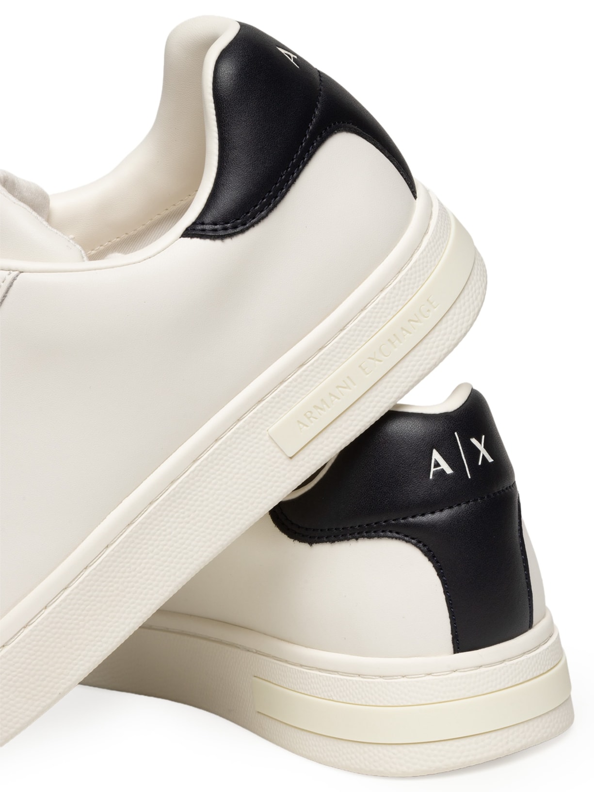Tênis Masculino Casual De Couro London Action Leather Branco Armani Exchange