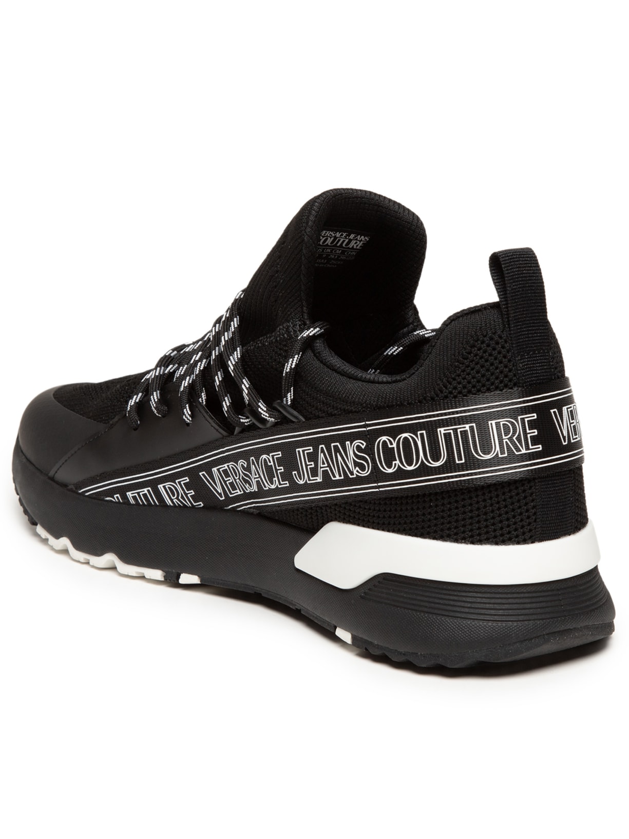 Tênis Masculino Casual Dynamic Dis Sa3 Shoes Preto Versace Jeans Couture