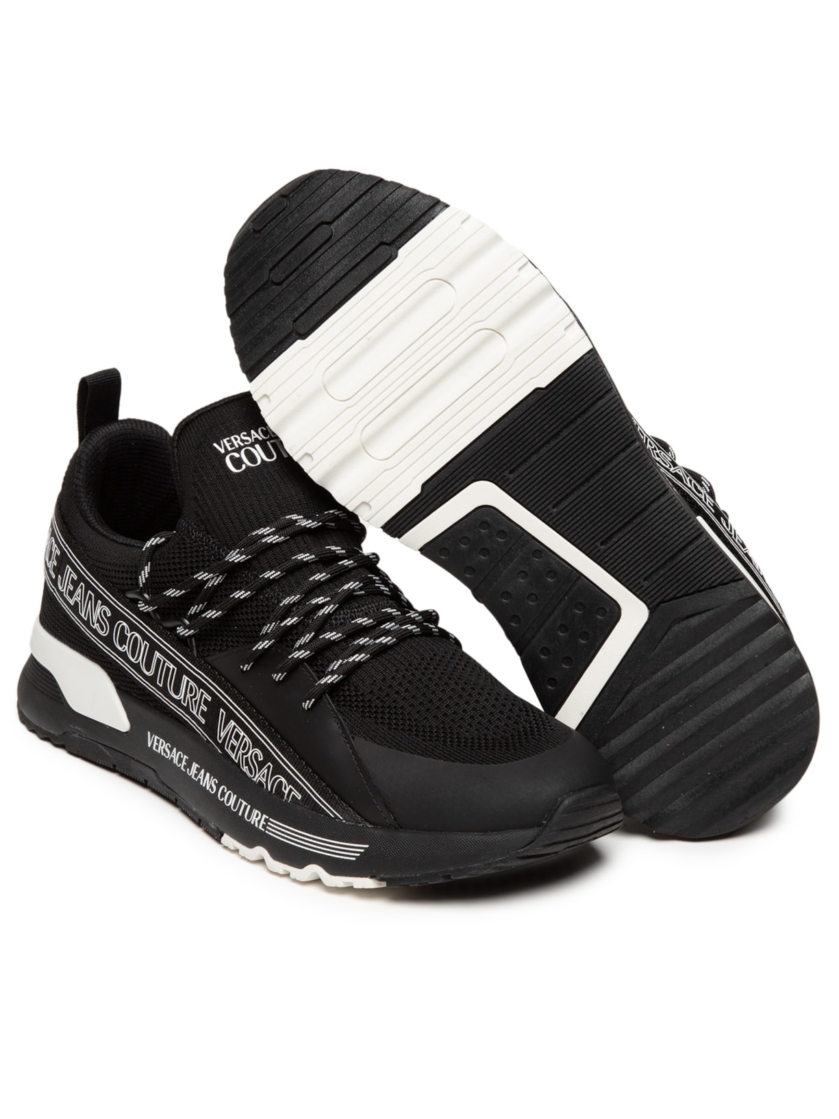 Tênis Masculino Casual Dynamic Dis Sa3 Shoes Preto Versace Jeans Couture