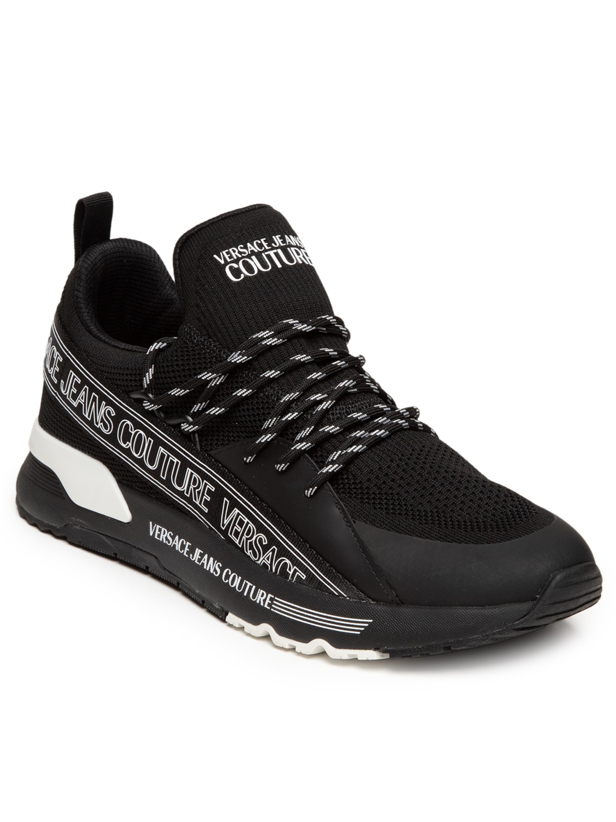 Tênis Masculino Casual Dynamic Dis Sa3 Shoes Preto Versace Jeans Couture