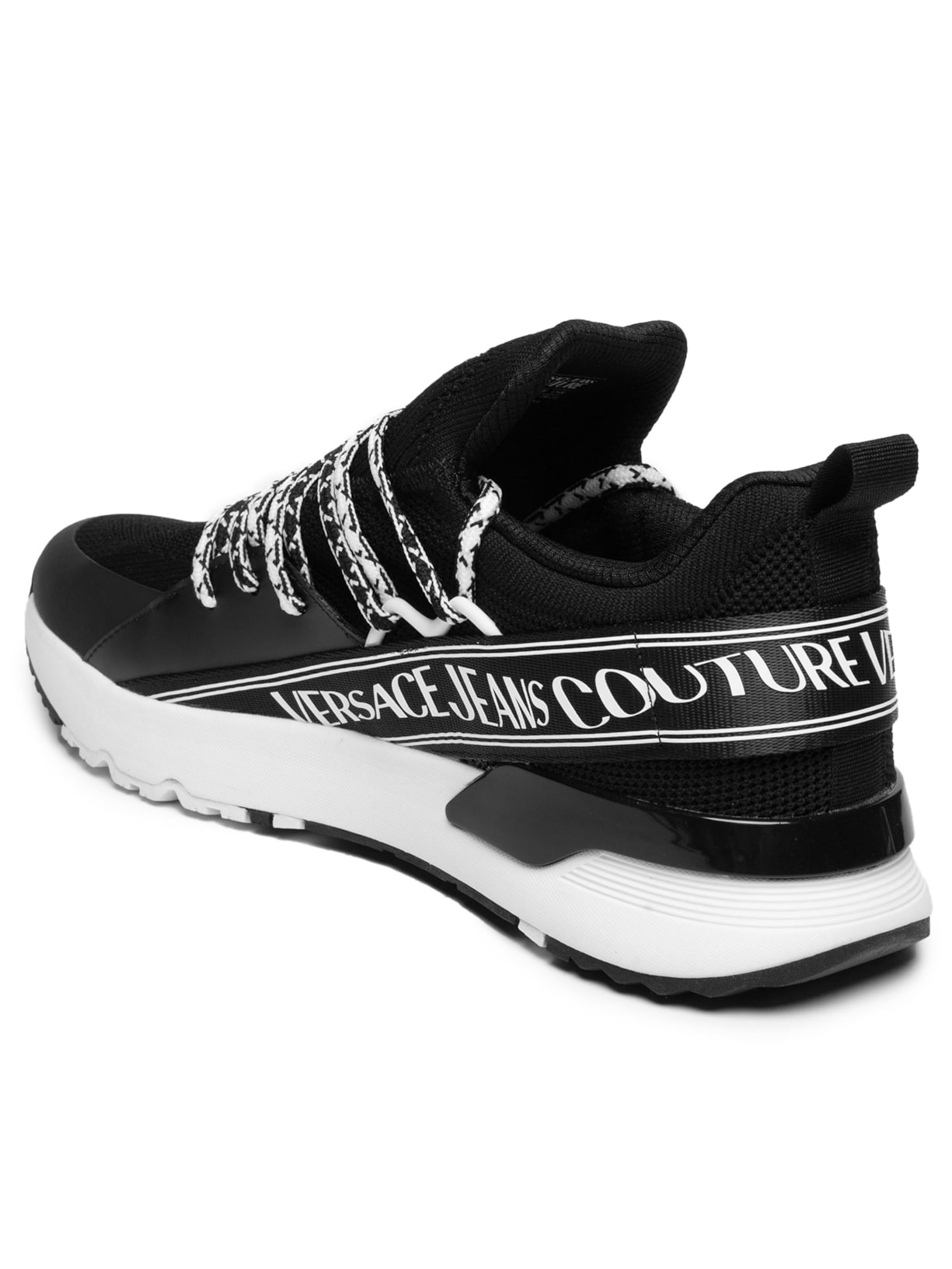 Tênis Masculino Casual Dynamic Logo Sa3 Branco Versace Jeans Couture