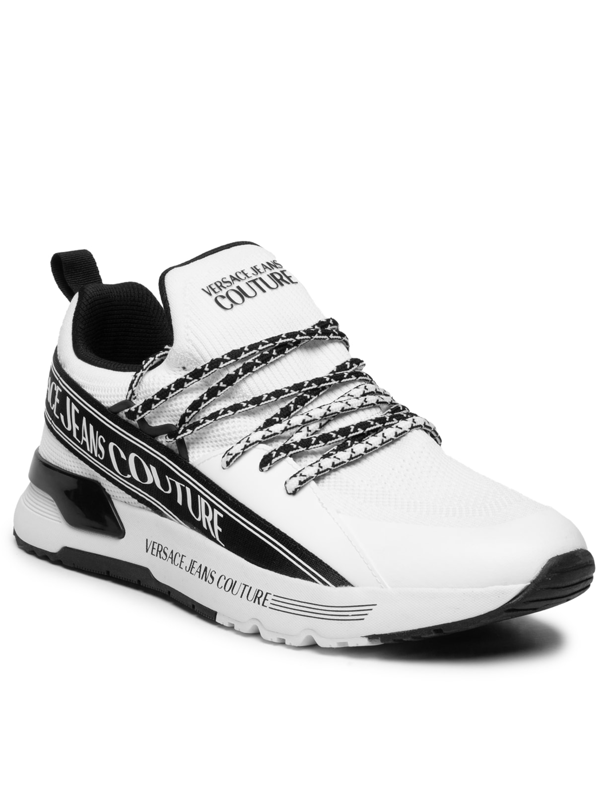 Tênis Masculino Casual Dynamic Logo Sa3 Branco Versace Jeans Couture