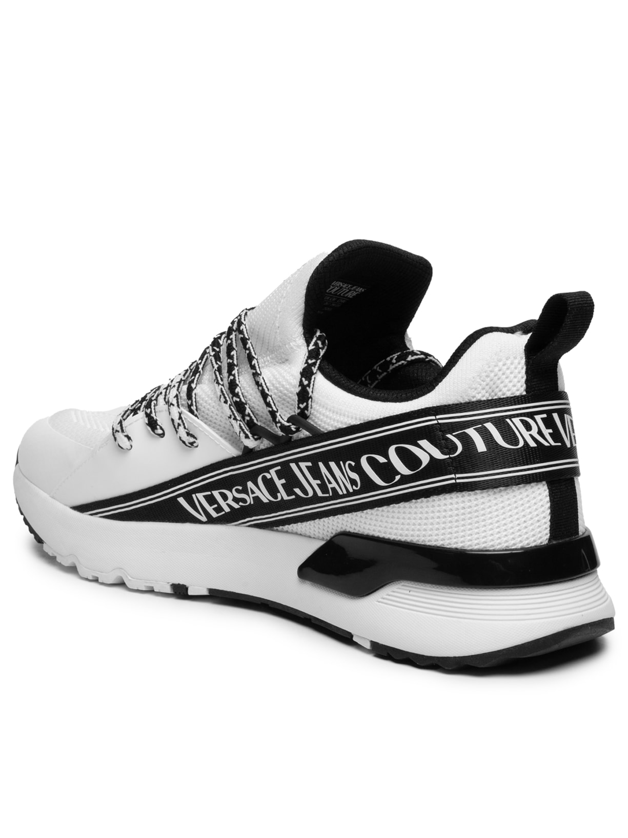 Tênis Masculino Casual Dynamic Logo Sa3 Branco Versace Jeans Couture