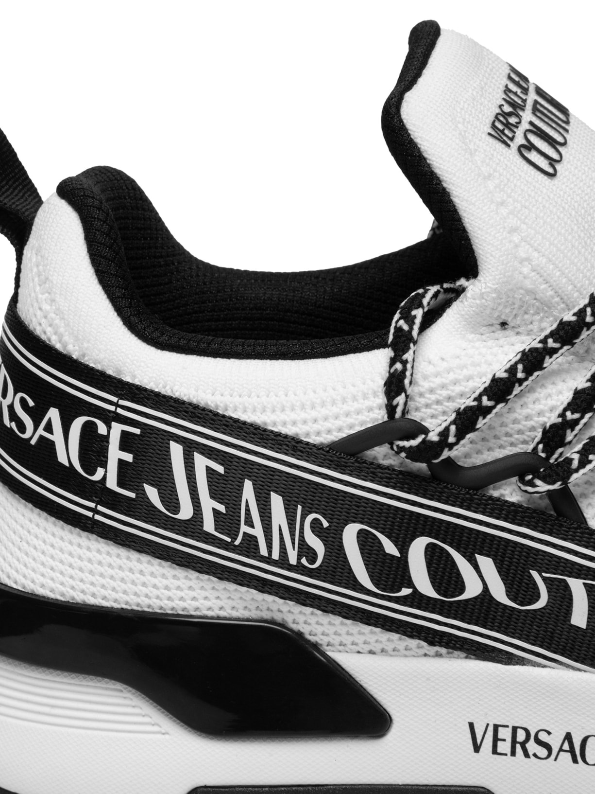 Tênis Masculino Casual Dynamic Logo Sa3 Branco Versace Jeans Couture