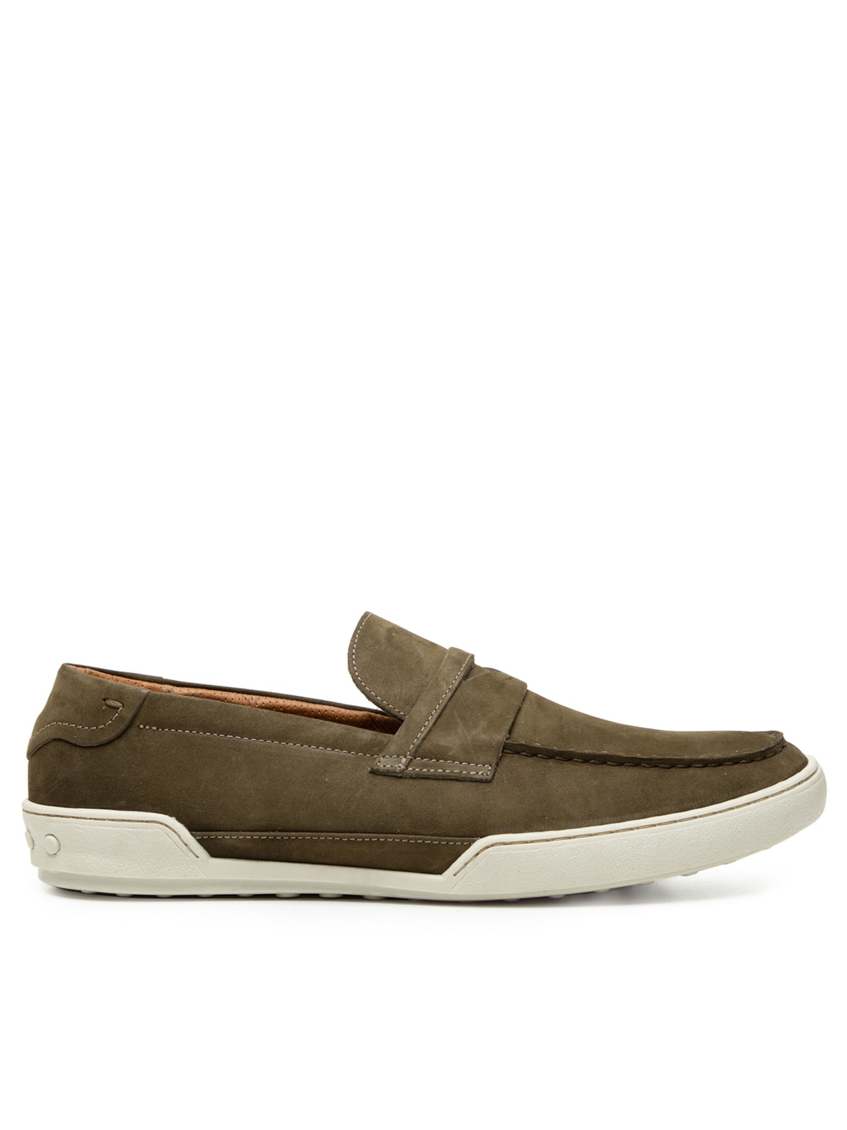 Tênis Masculino Casual Em Camurça - Verde