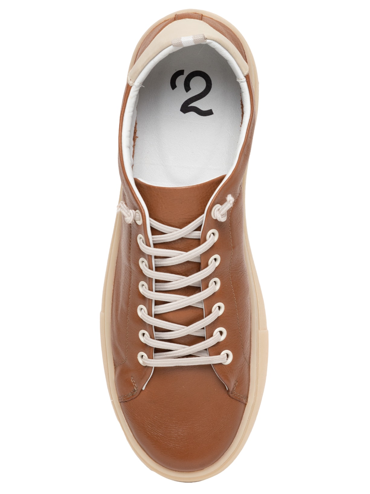 Tênis Masculino Casual Em Couro Marrom '2 Essential