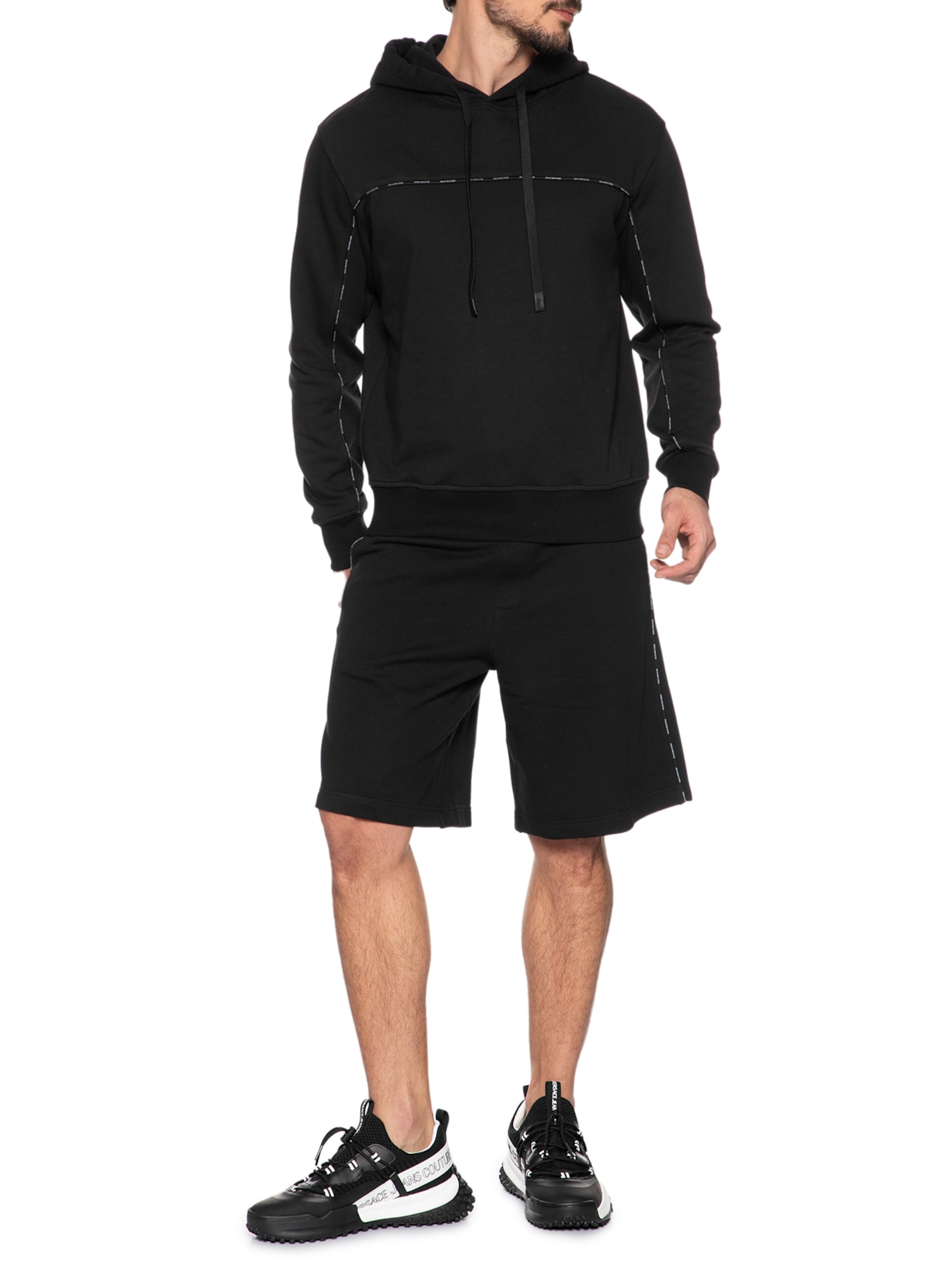 Tênis Masculino Casual Hyber SN2 Preto Versace Jeans Couture