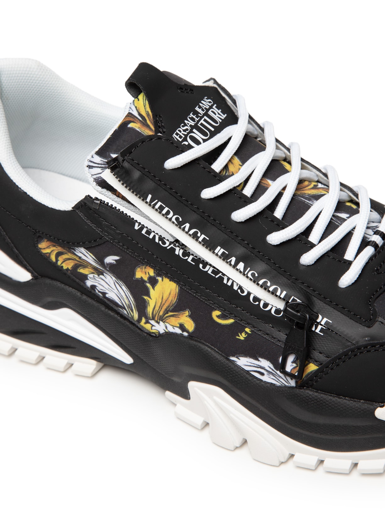 Tênis Masculino Casual New Trail Trek Dis Preto Versace Jeans Couture