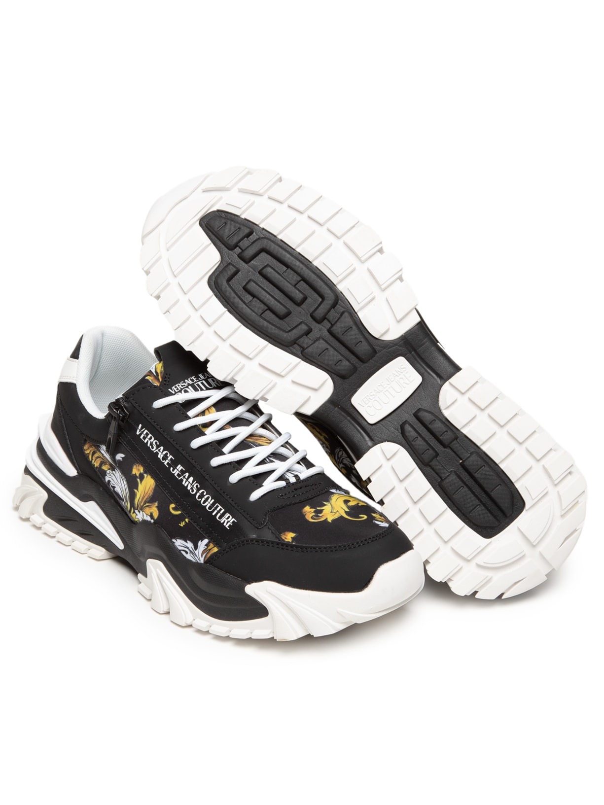 Tênis Masculino Casual New Trail Trek Dis Preto Versace Jeans Couture