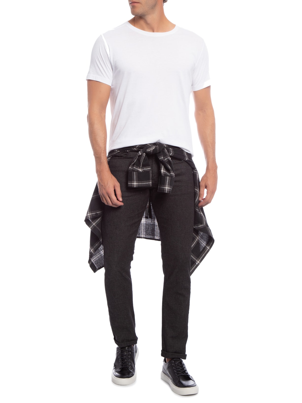 Tênis Masculino Casual Preto '2 Essential