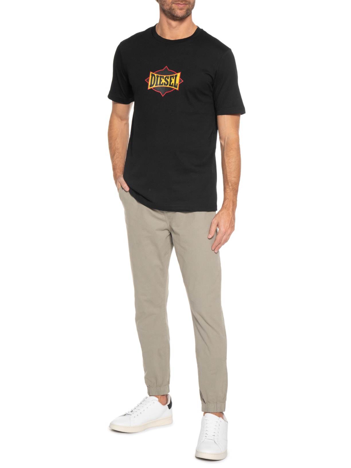 Tênis Masculino Casual S-athene Low Branco Diesel