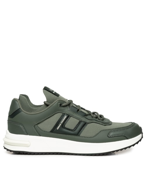 Tênis Masculino Casual Sdusseldorf Knit - Verde