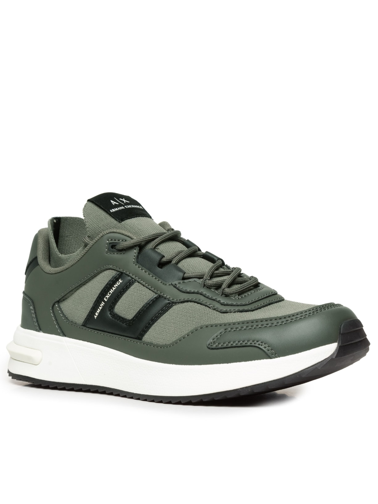 Tênis Masculino Casual Sdusseldorf Knit Verde Armani Exchange
