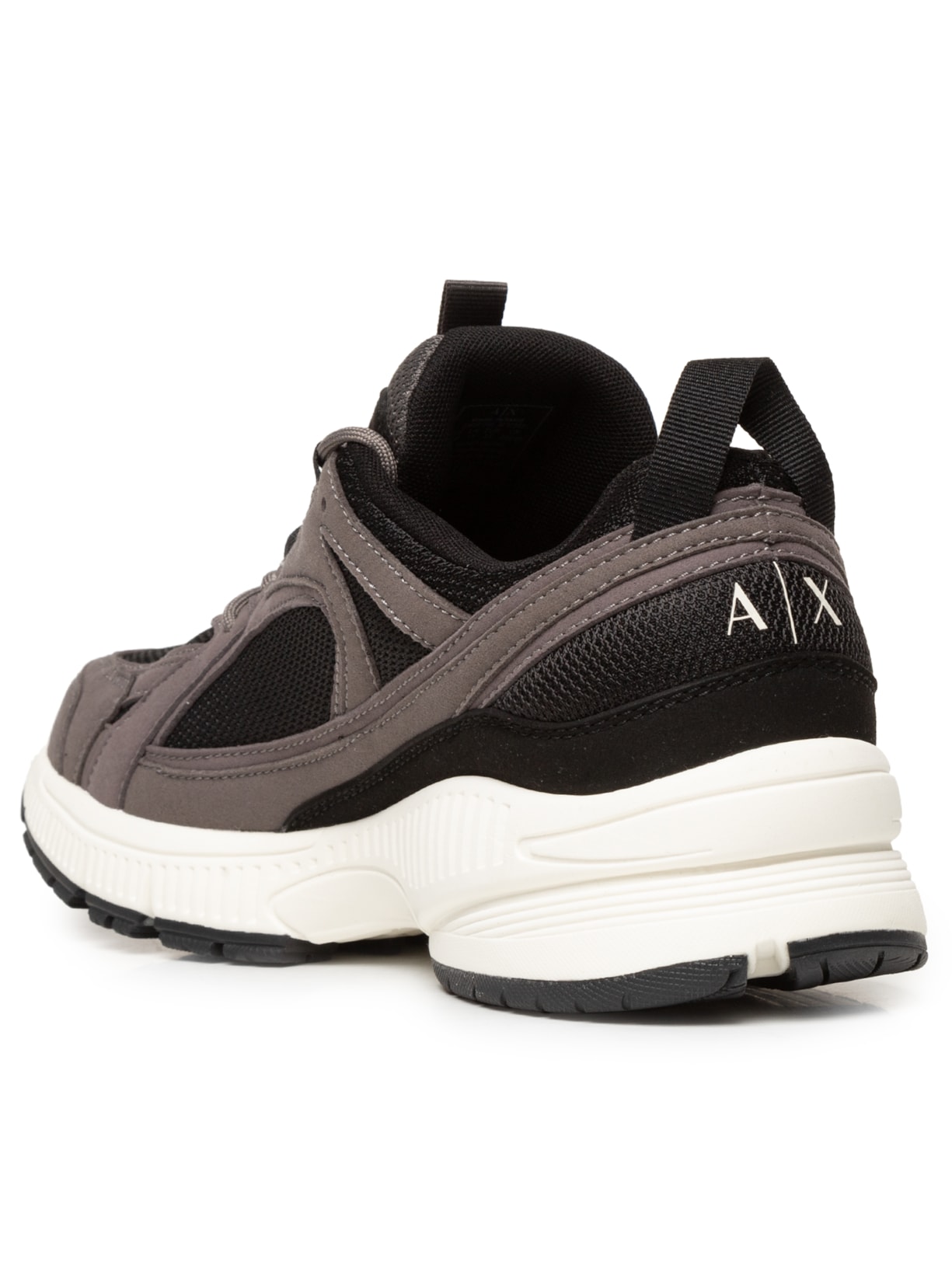 Tênis Masculino Casual Speed Microsuede Preto Armani Exchange