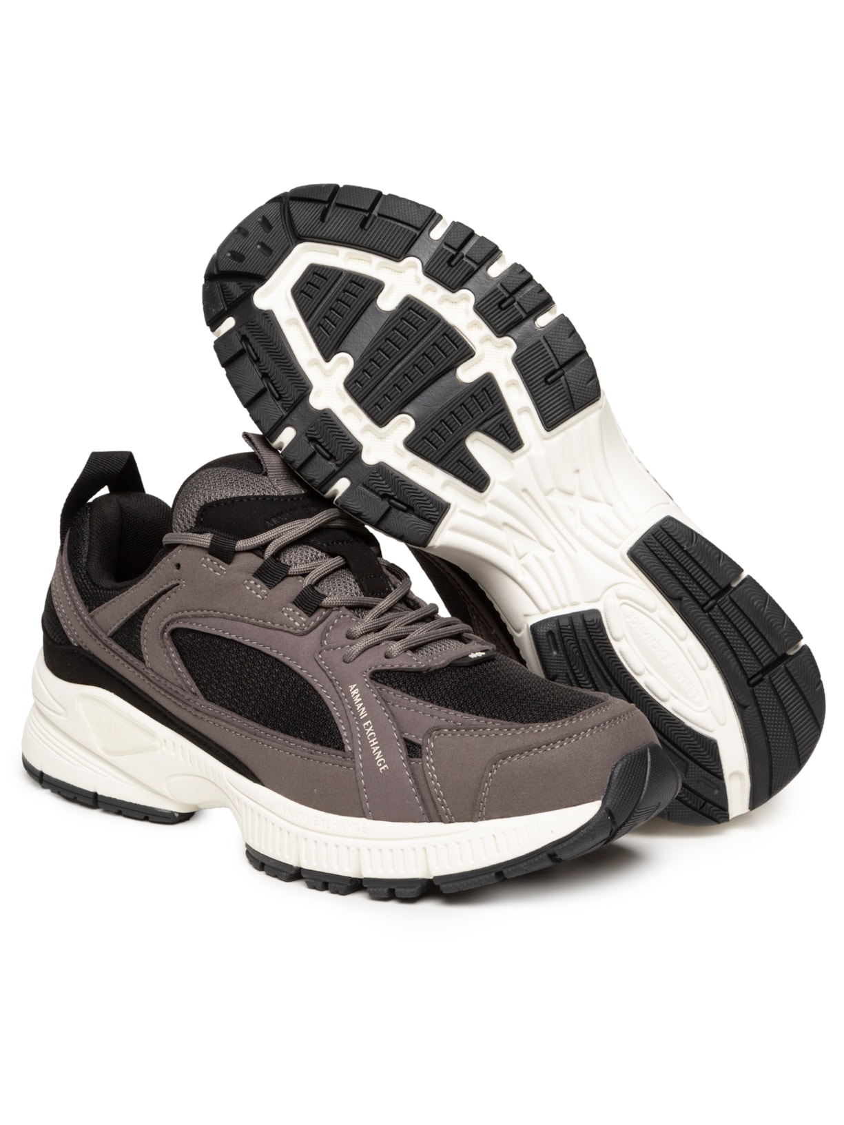 Tênis Masculino Casual Speed Microsuede Preto Armani Exchange