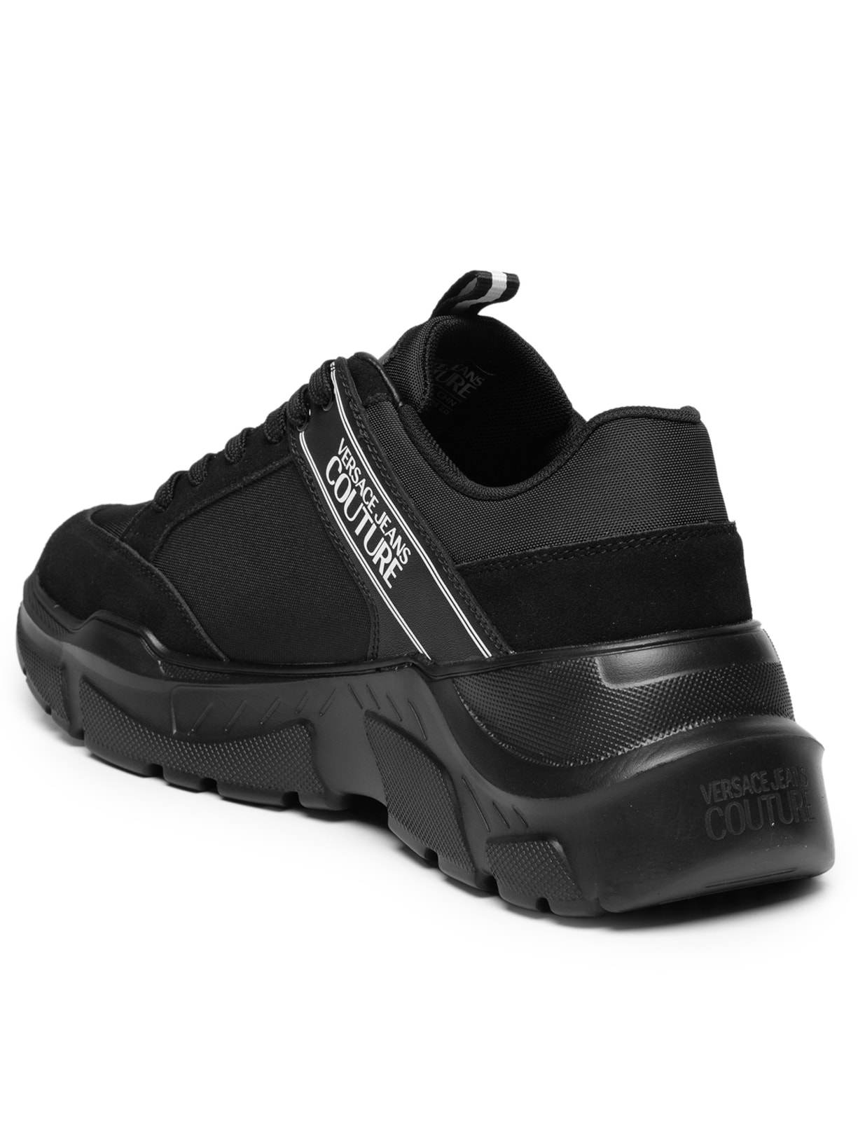 Tênis Masculino Casual Speedtrack Dis Preto Versace Jeans Couture