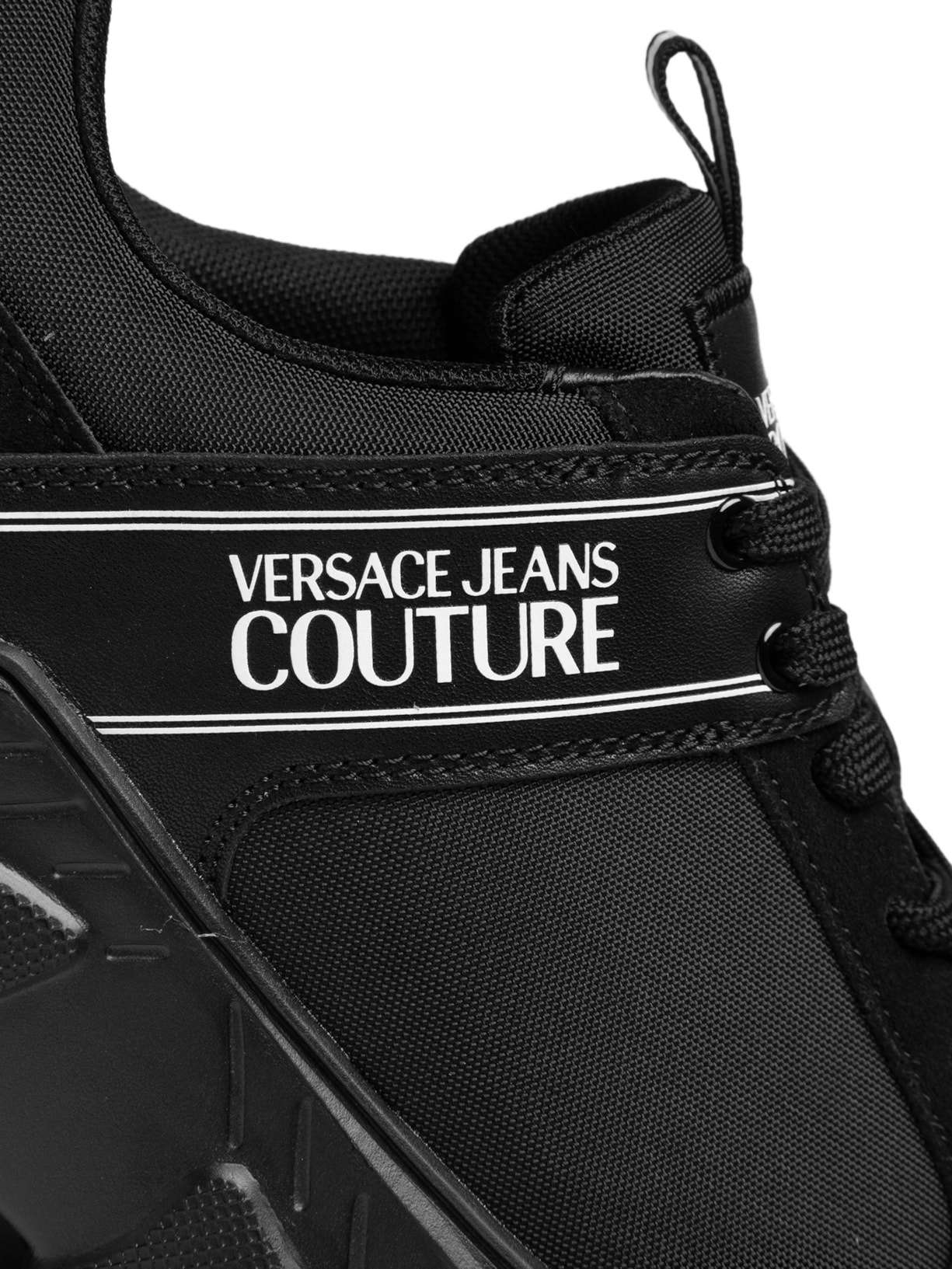 Tênis Masculino Casual Speedtrack Dis Preto Versace Jeans Couture