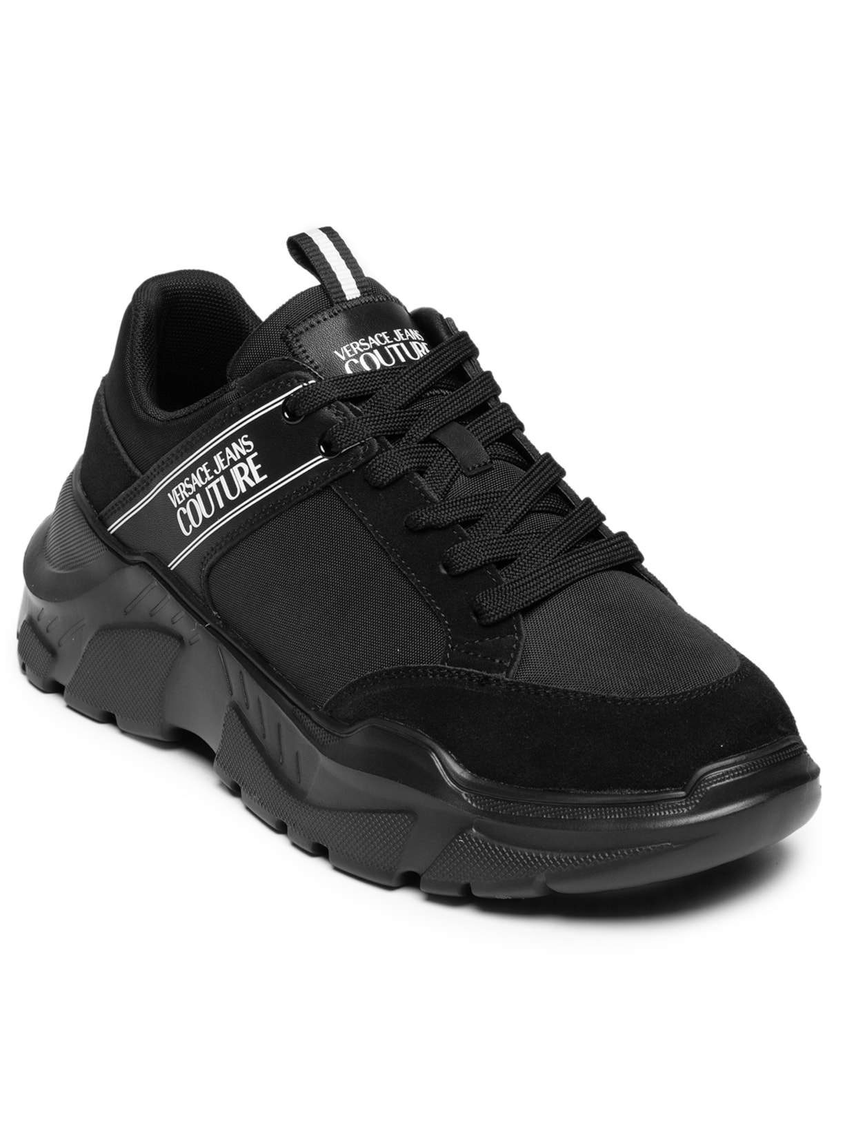 Tênis Masculino Casual Speedtrack Dis Preto Versace Jeans Couture