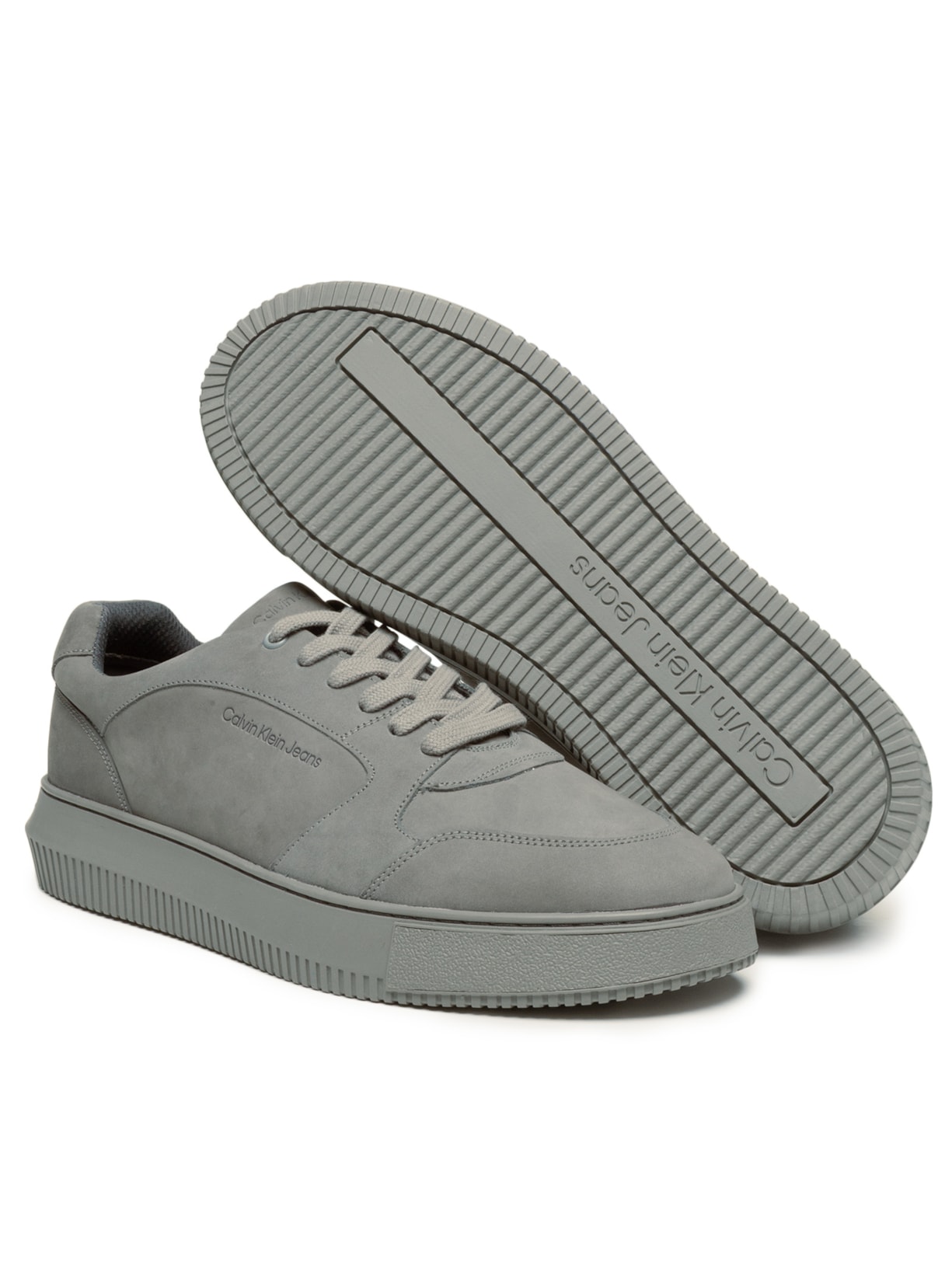 Tênis Masculino Chunky Unicolor Cinza Calvin Klein Jeans