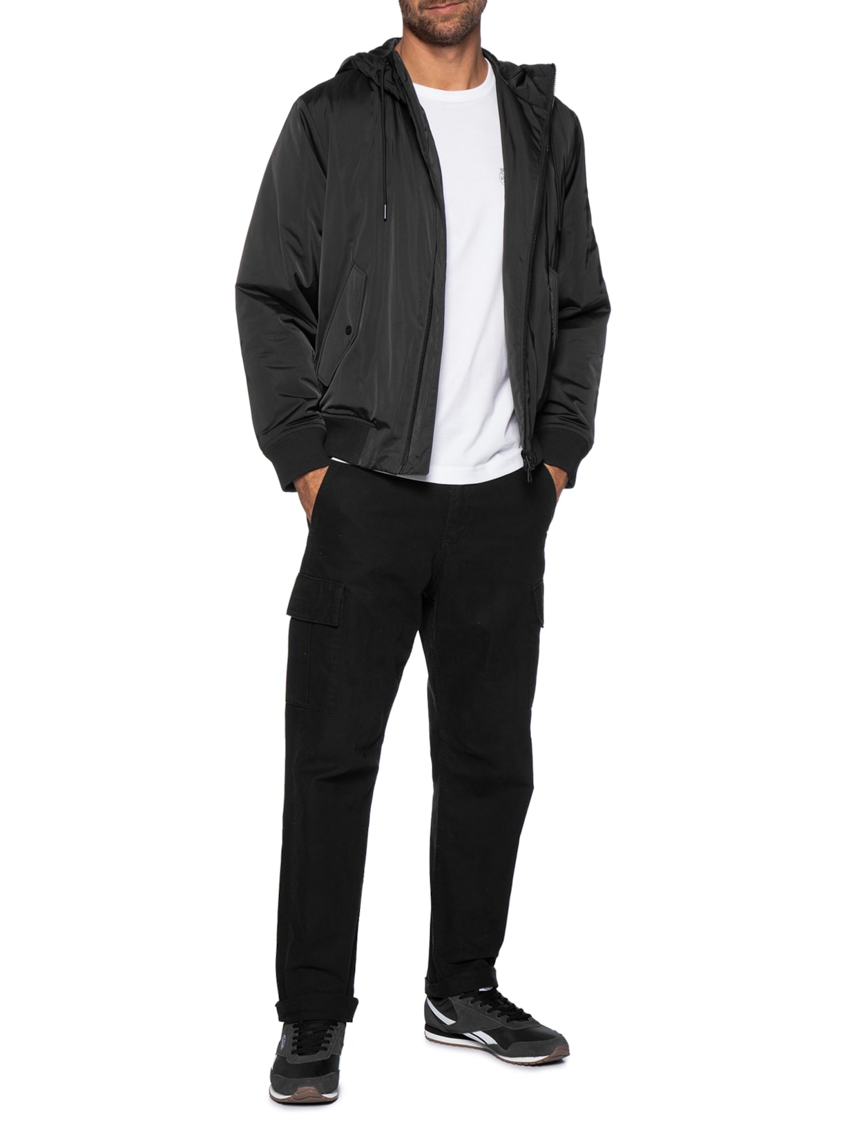 Tênis Masculino Classic AZ Preto Reebok
